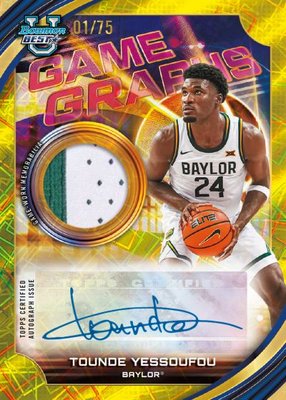 Base Set Checklist — 2025-26 Bowman Best University Basketball