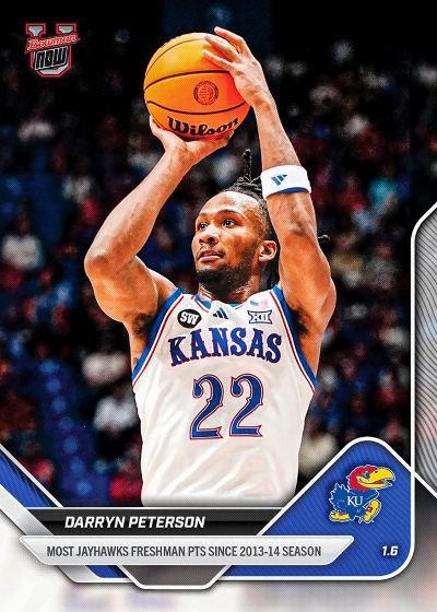 Darryn Peterson #2 — Freshman Phenom Dazzles in Jayhawks Debut