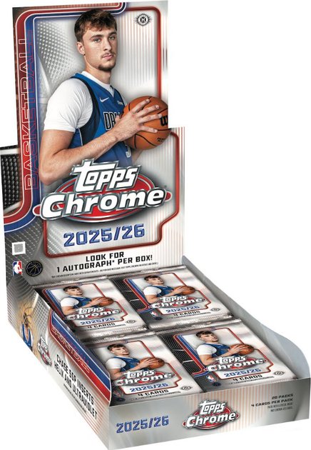 2025-26 Topps Chrome Basketball Checklist