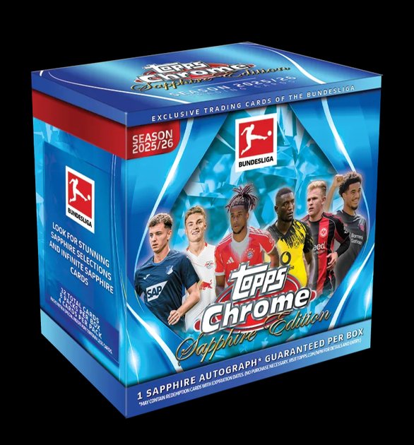 2025-26 Topps Chrome Sapphire Bundesliga Checklist