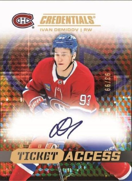 2025-26 Upper Deck Credentials Hockey Checklist