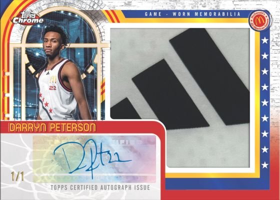 Legends Autographs — 2025 Topps Chrome McDonald's All American Basketball
