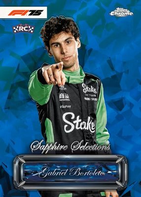 Chrome Autographs — 2025 Topps Chrome Sapphire Formula 1