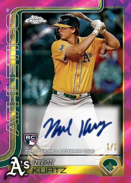 2025 Topps Chrome Sapphire Update Series Baseball Checklist