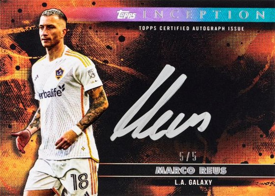 2025 Topps Inception MLS Soccer Checklist