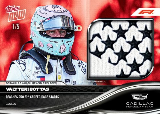 May 2026 — 2026 Topps Now Formula 1