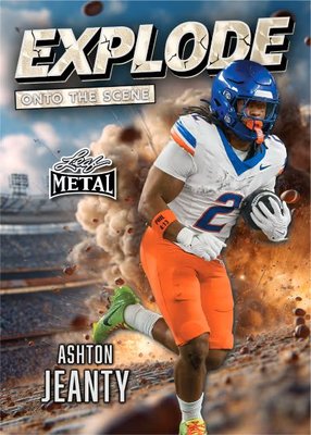 Armed And Dangerous Space Autographs — 2026 Leaf Metal Football