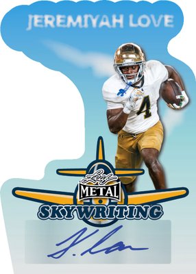 Armed And Dangerous War Autographs — 2026 Leaf Metal Football