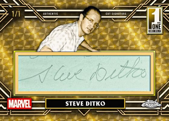 The One and Only: Stan Lee & Steve Ditko Superfractors — 2026 Topps Chrome Marvel Comics