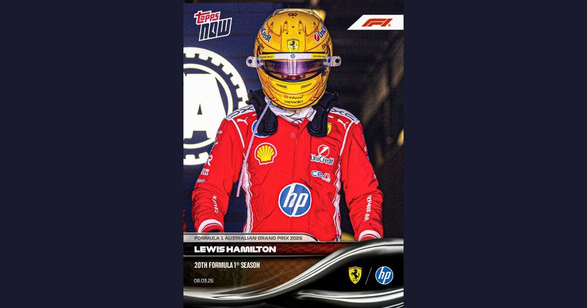 2026 Topps Now Formula 1 Checklist