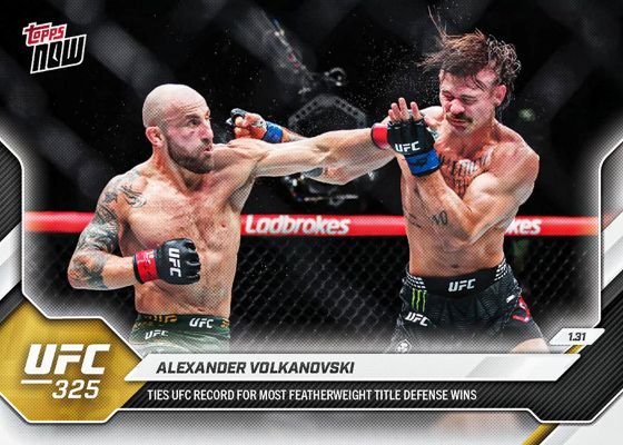 February 2 — 2026 Topps Now UFC