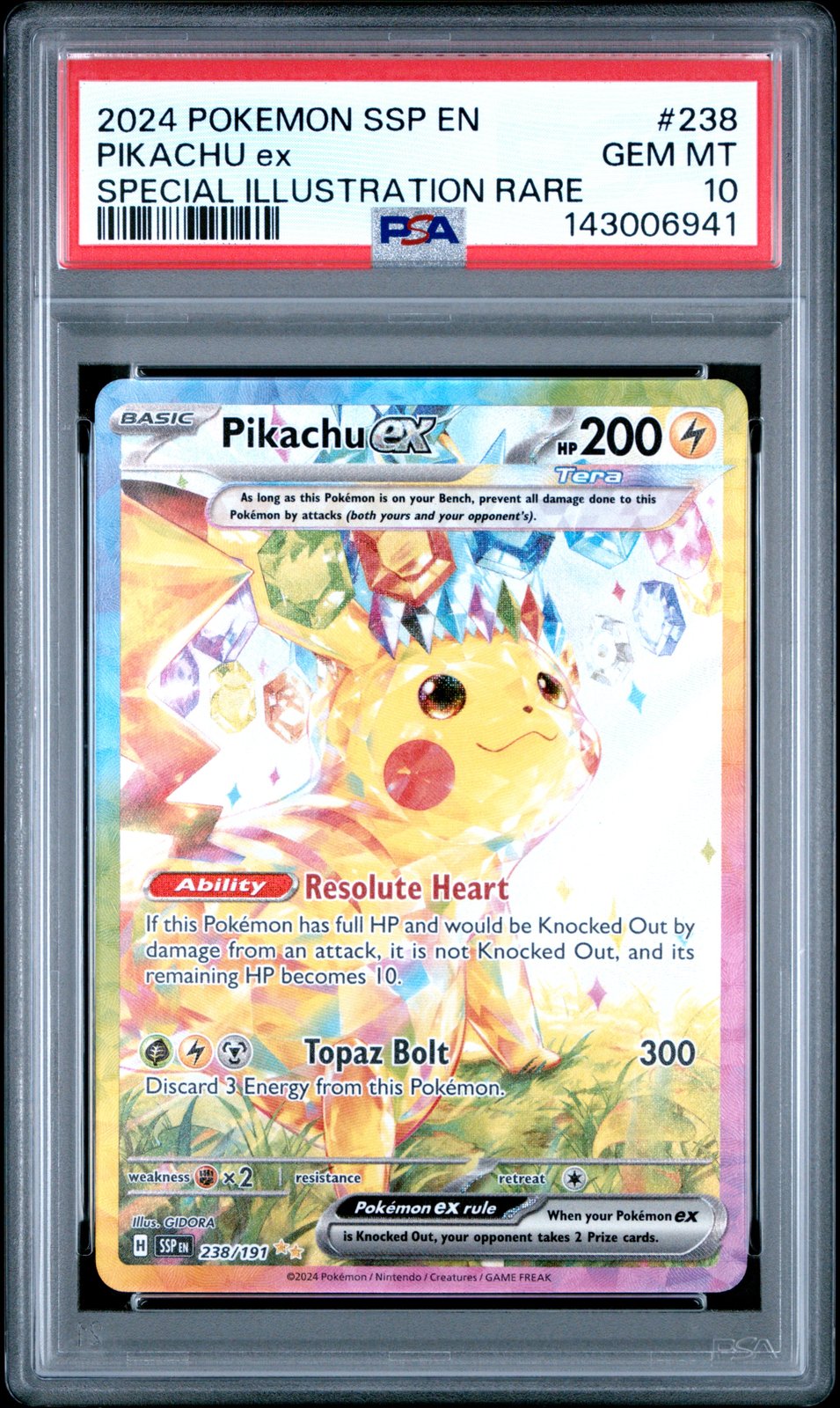 Pikachu ex SIR #238 Surging Sparks: Should You Grade It? PSA 10 ROI 2026