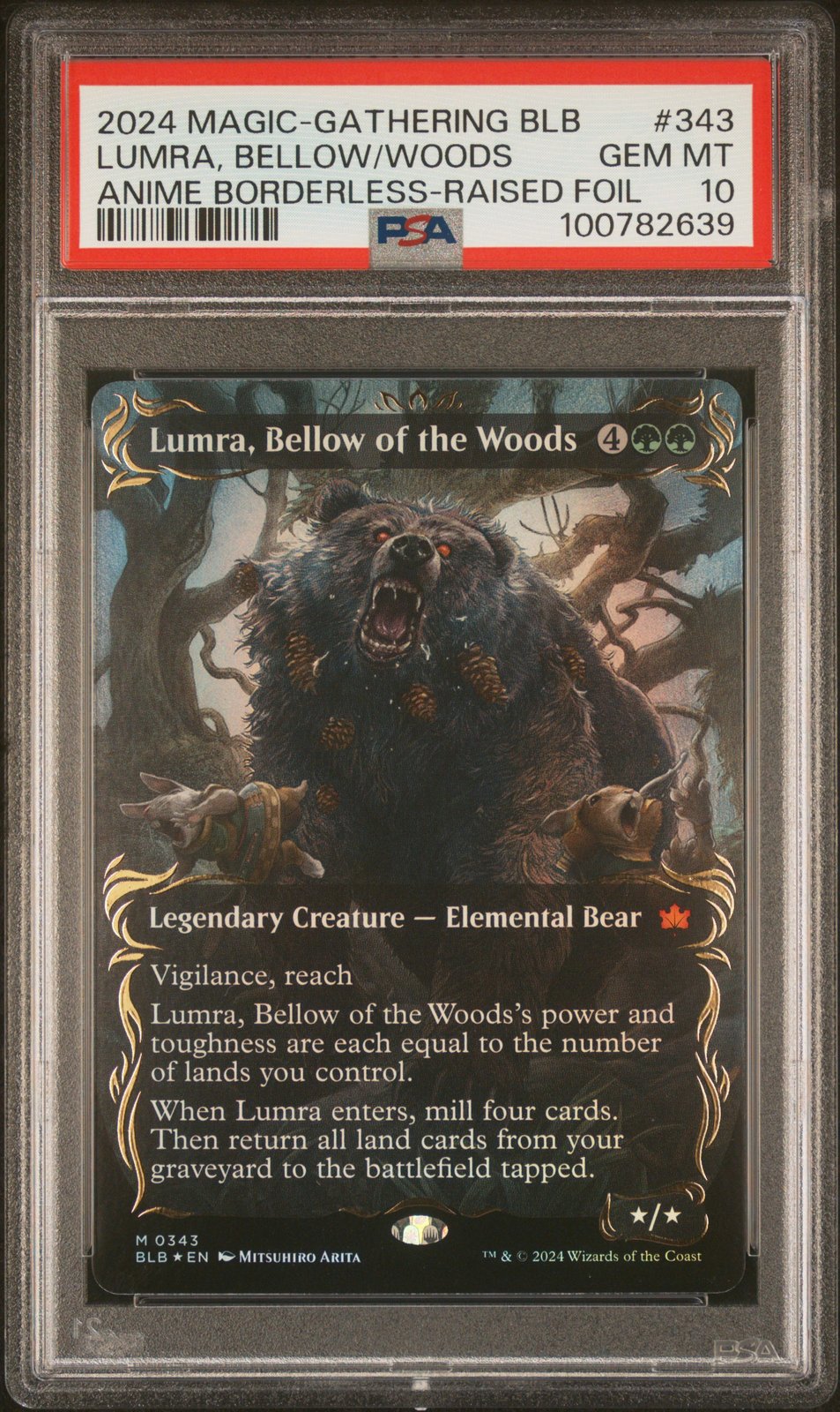 Lumra, Bellow of the Woods #343 Bloomburrow: Should You Grade It? PSA 10 ROI 2026
