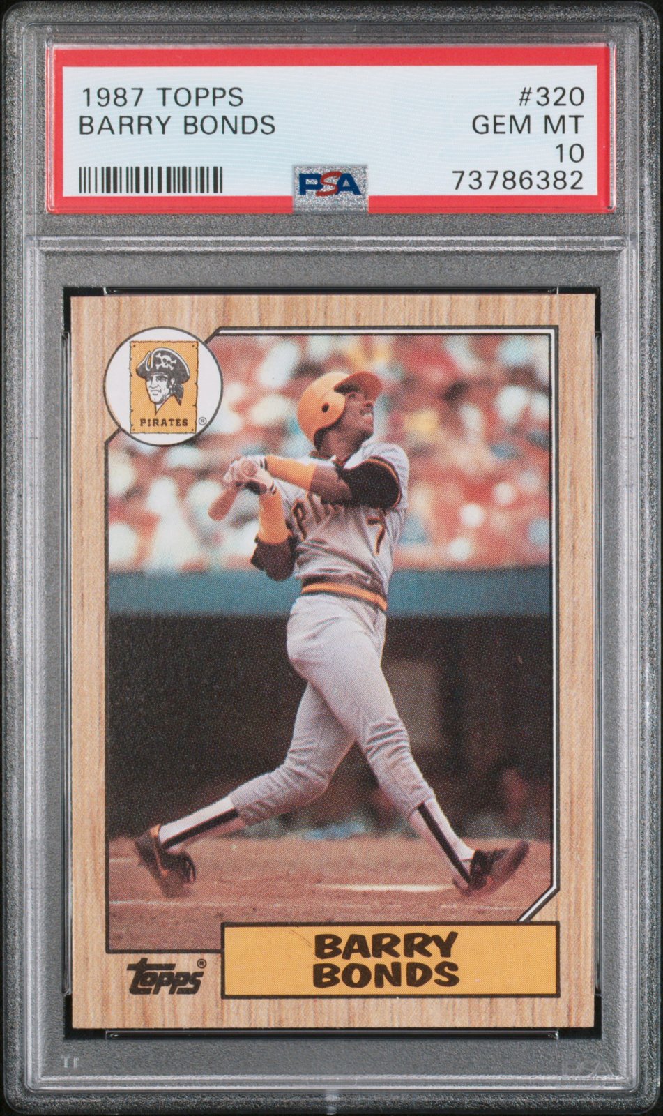 1987 Topps #320 Barry Bonds RC PSA + CGC Pop Report: Rarity vs Price (2026)