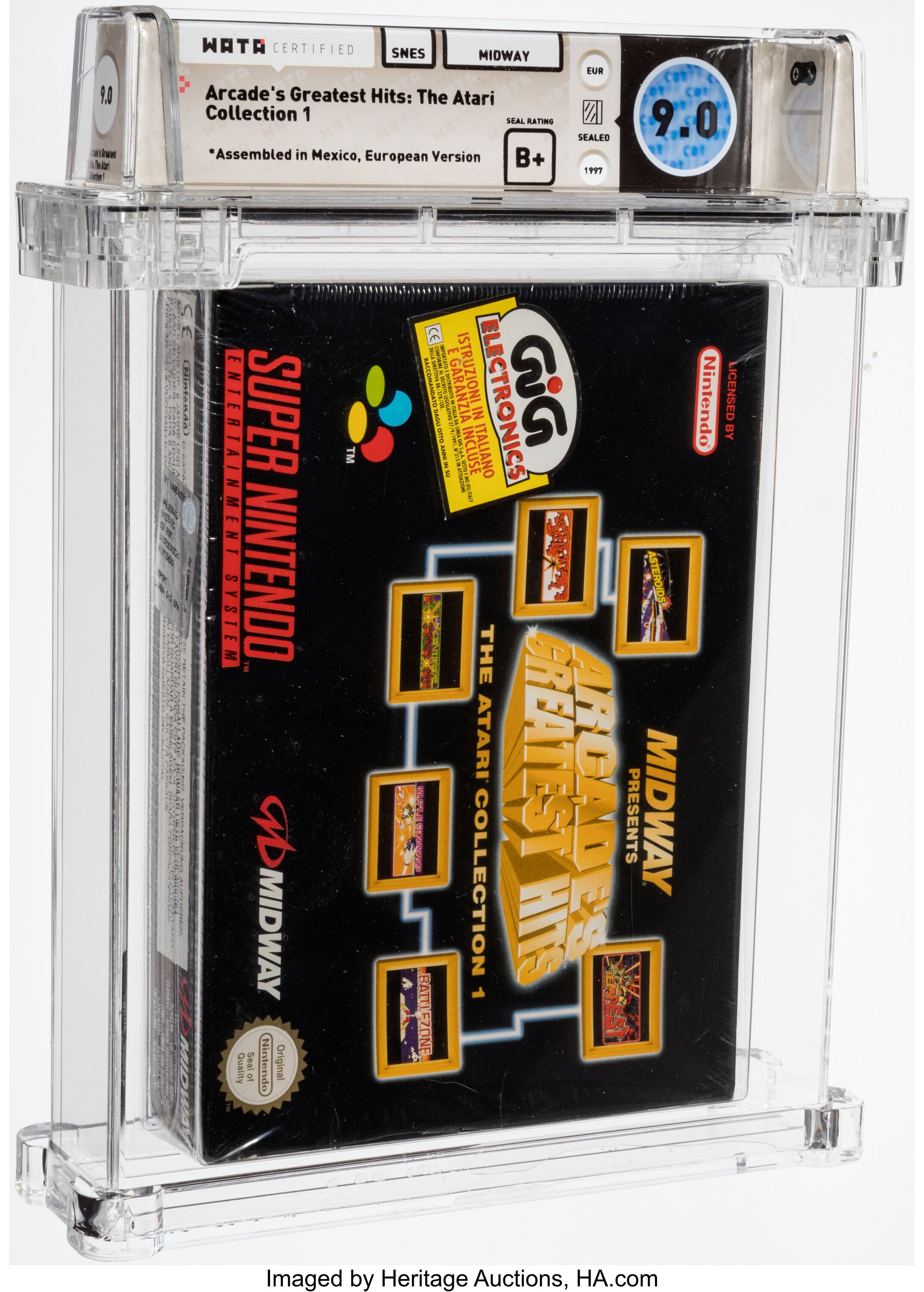 Arcade's Greatest Hits: The Atari Collection 1 Super Nintendo (SNES): PSA Pop Report + Loose / CIB / Sealed Prices 2026