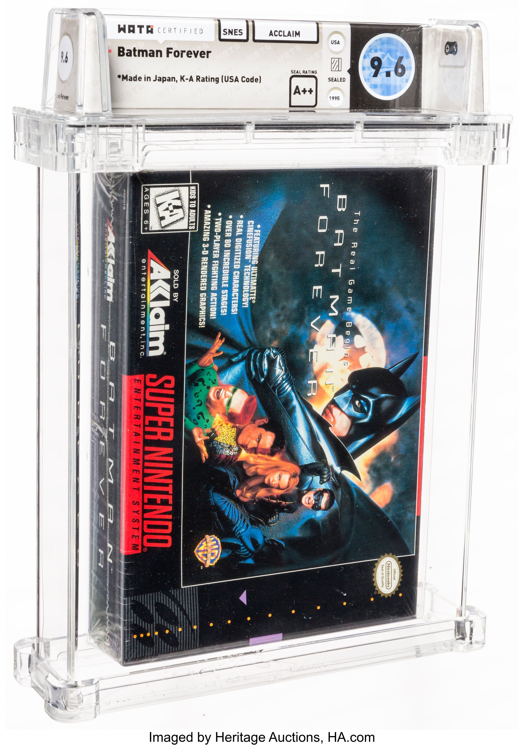 Batman Forever Super Nintendo (SNES): PSA Pop Report + Loose / CIB / Sealed Prices 2026