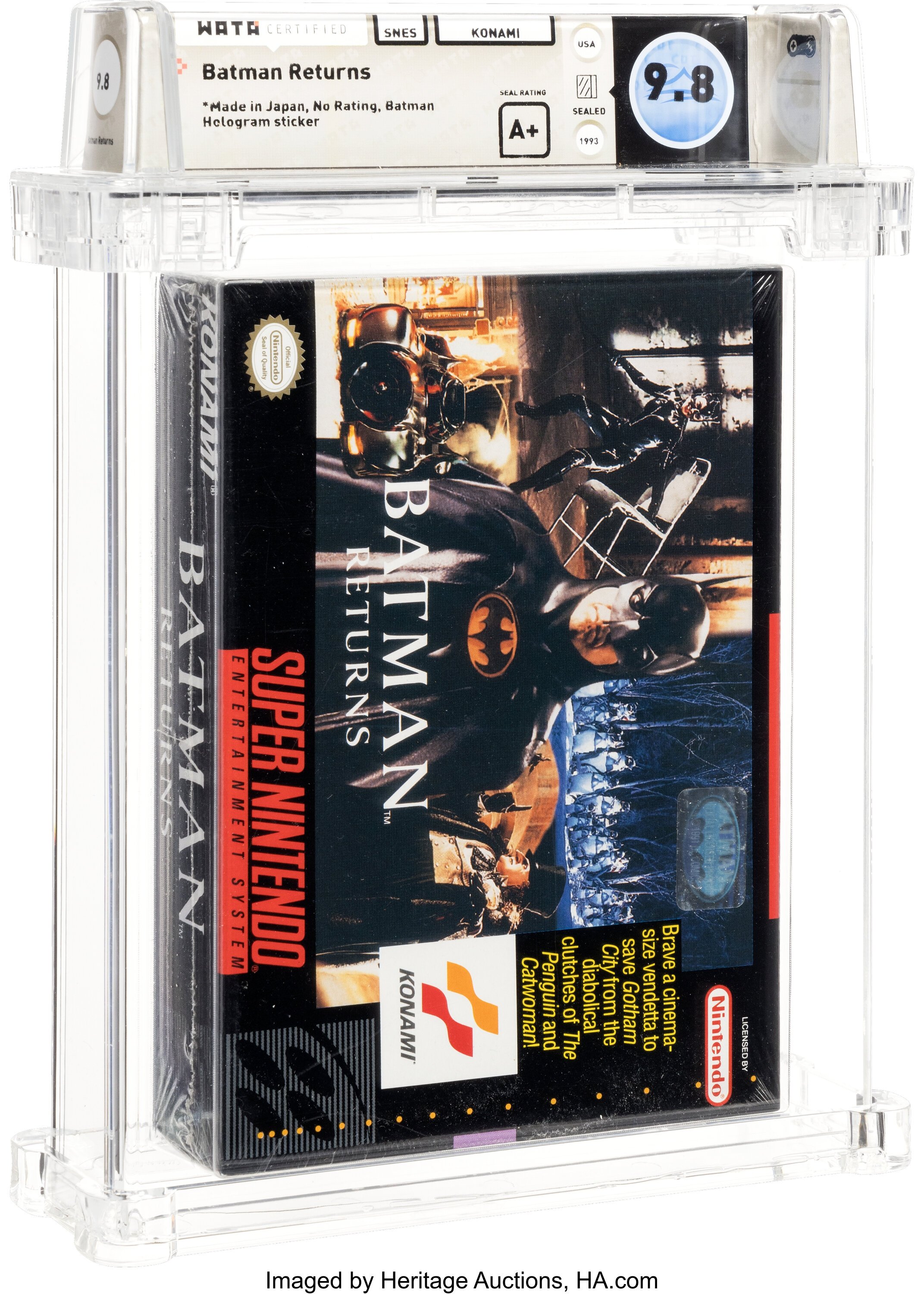 Batman Returns Super Nintendo (SNES): PSA Pop Report + Loose / CIB / Sealed Prices 2026