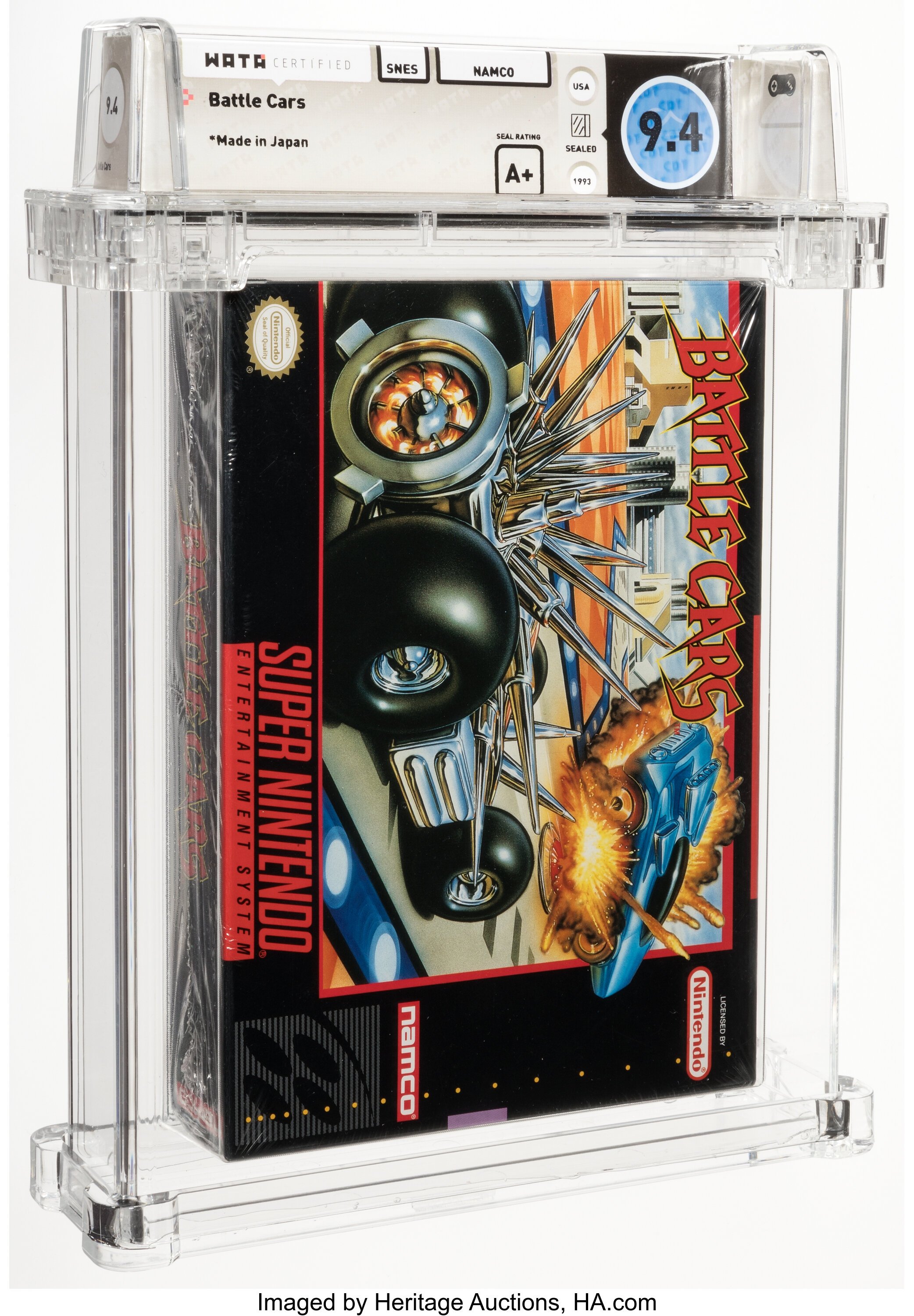 Battle Cars Super Nintendo (SNES): PSA Pop Report + Loose / CIB / Sealed Prices 2026