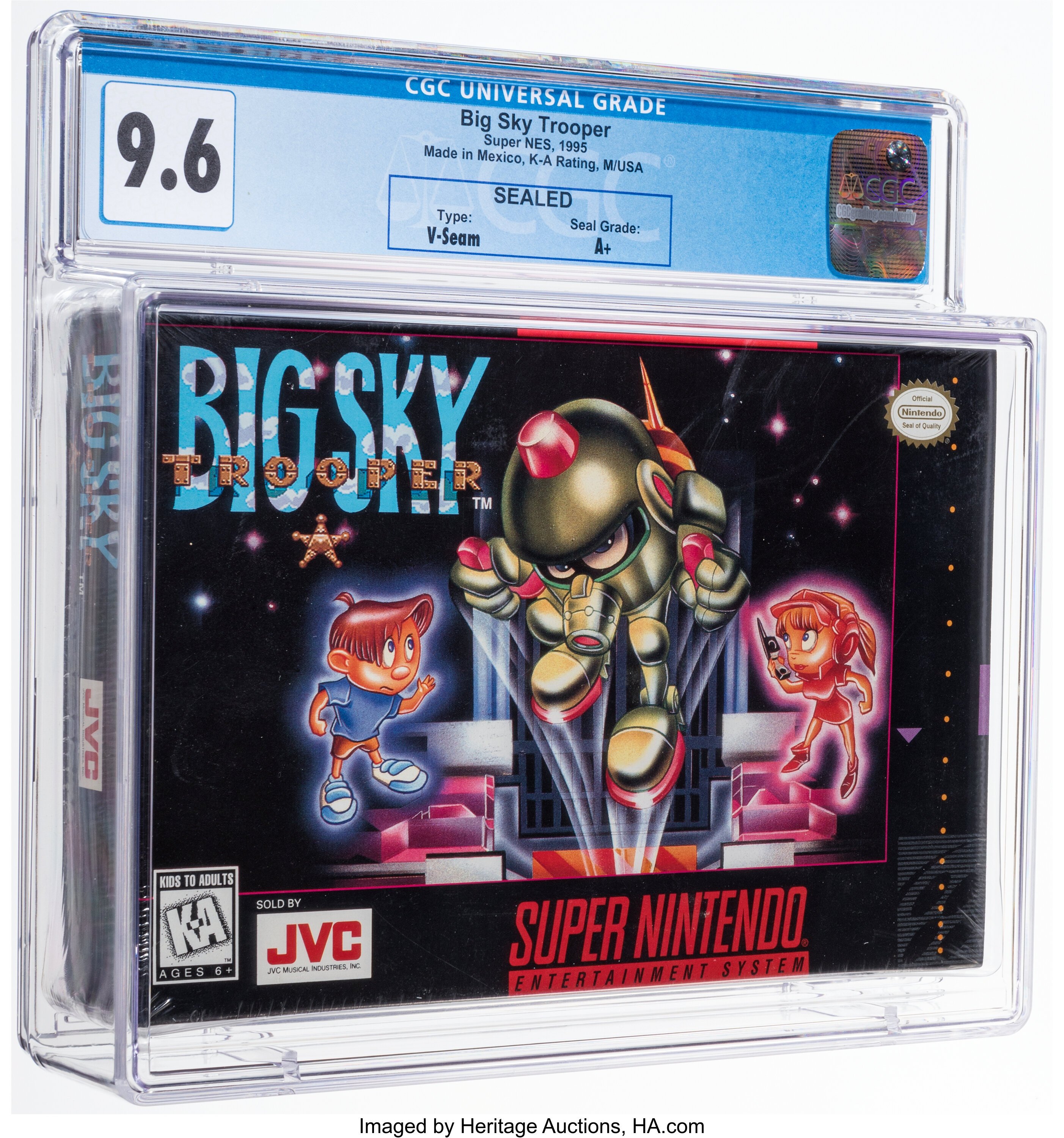 Big Sky Trooper Super Nintendo (SNES): PSA Pop Report + Loose / CIB / Sealed Prices 2026