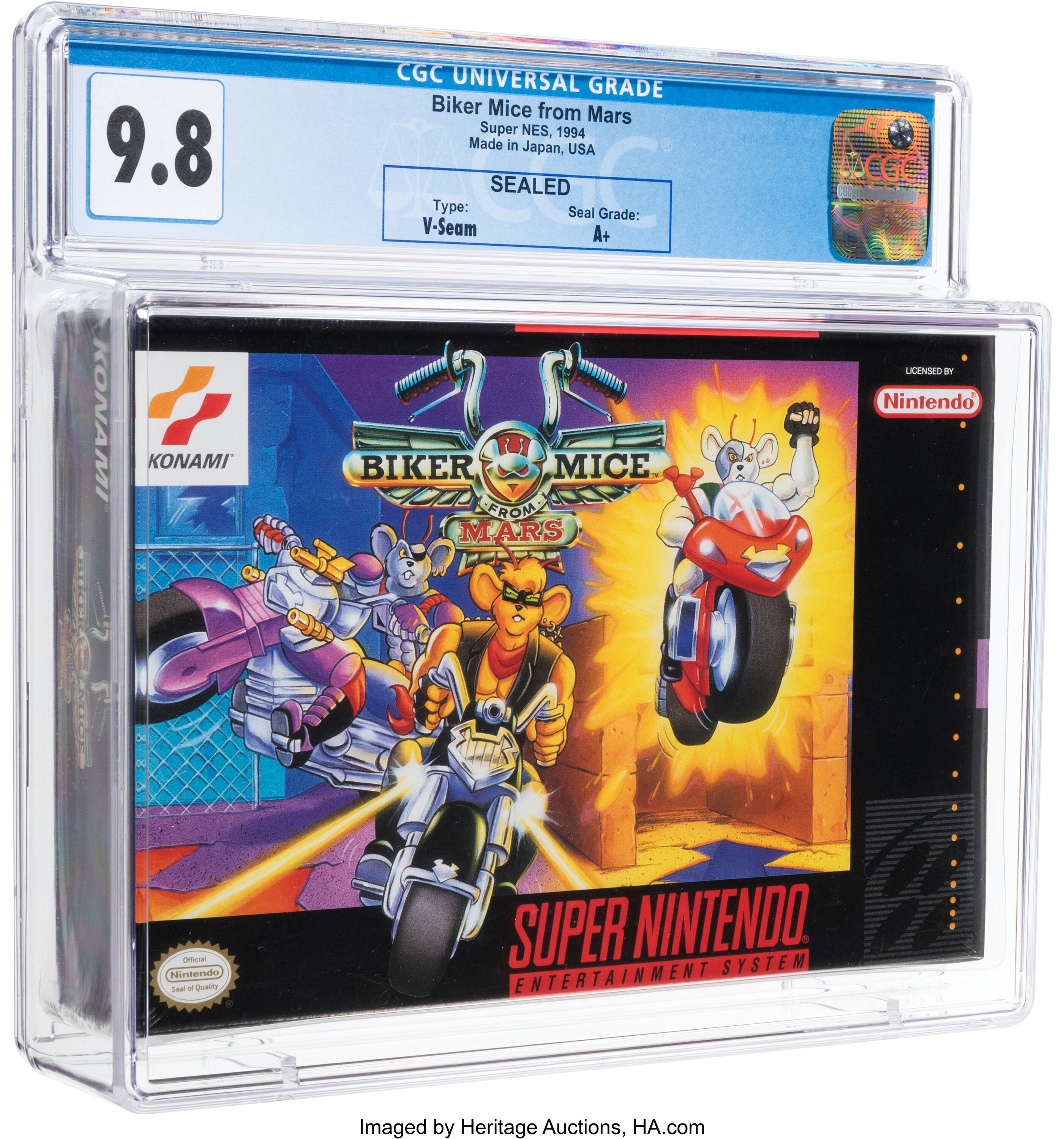 Biker Mice from Mars Super Nintendo (SNES): PSA Pop Report + Loose / CIB / Sealed Prices 2026