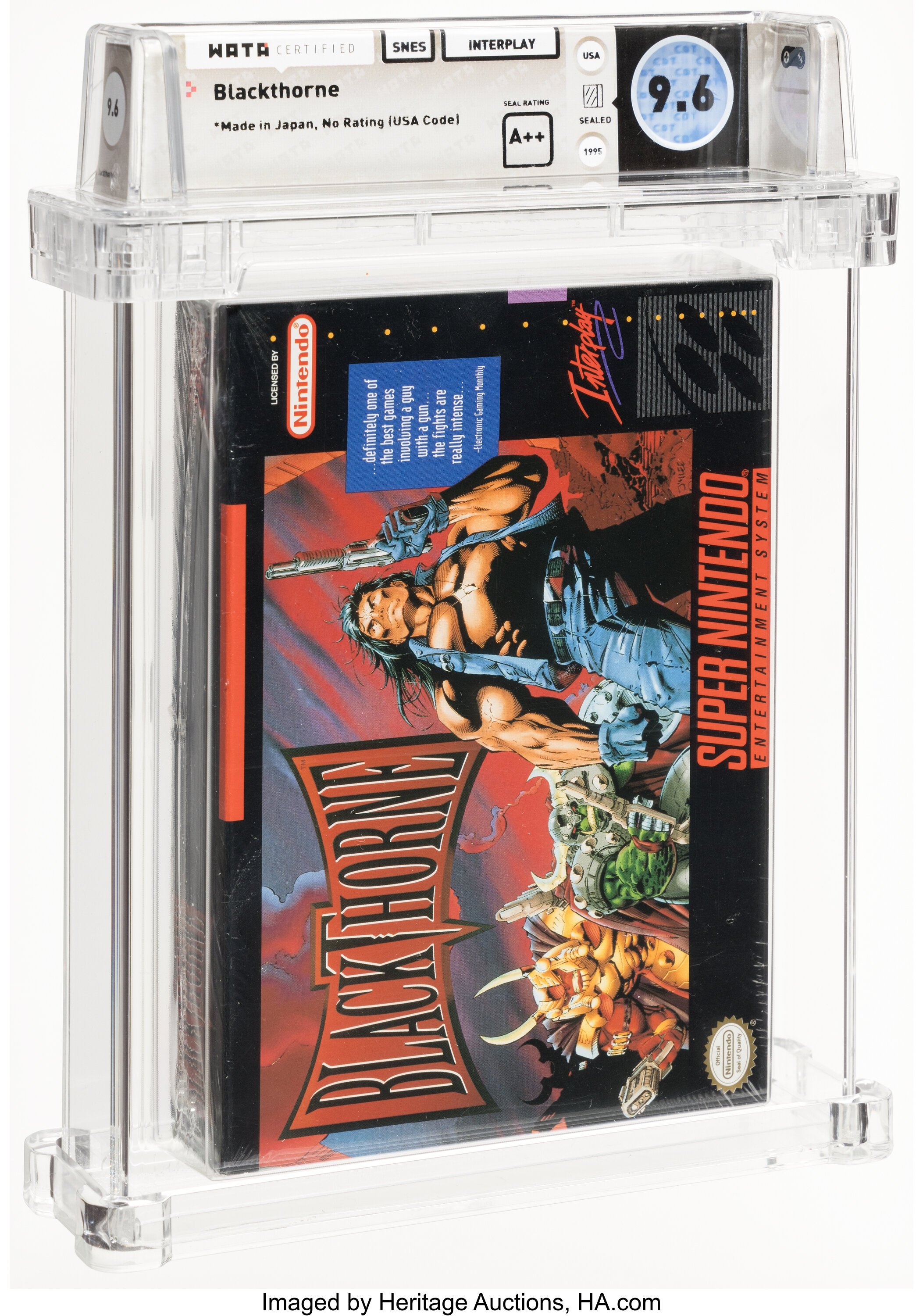 Blackthorne Super Nintendo (SNES): PSA Pop Report + Loose / CIB / Sealed Prices 2026