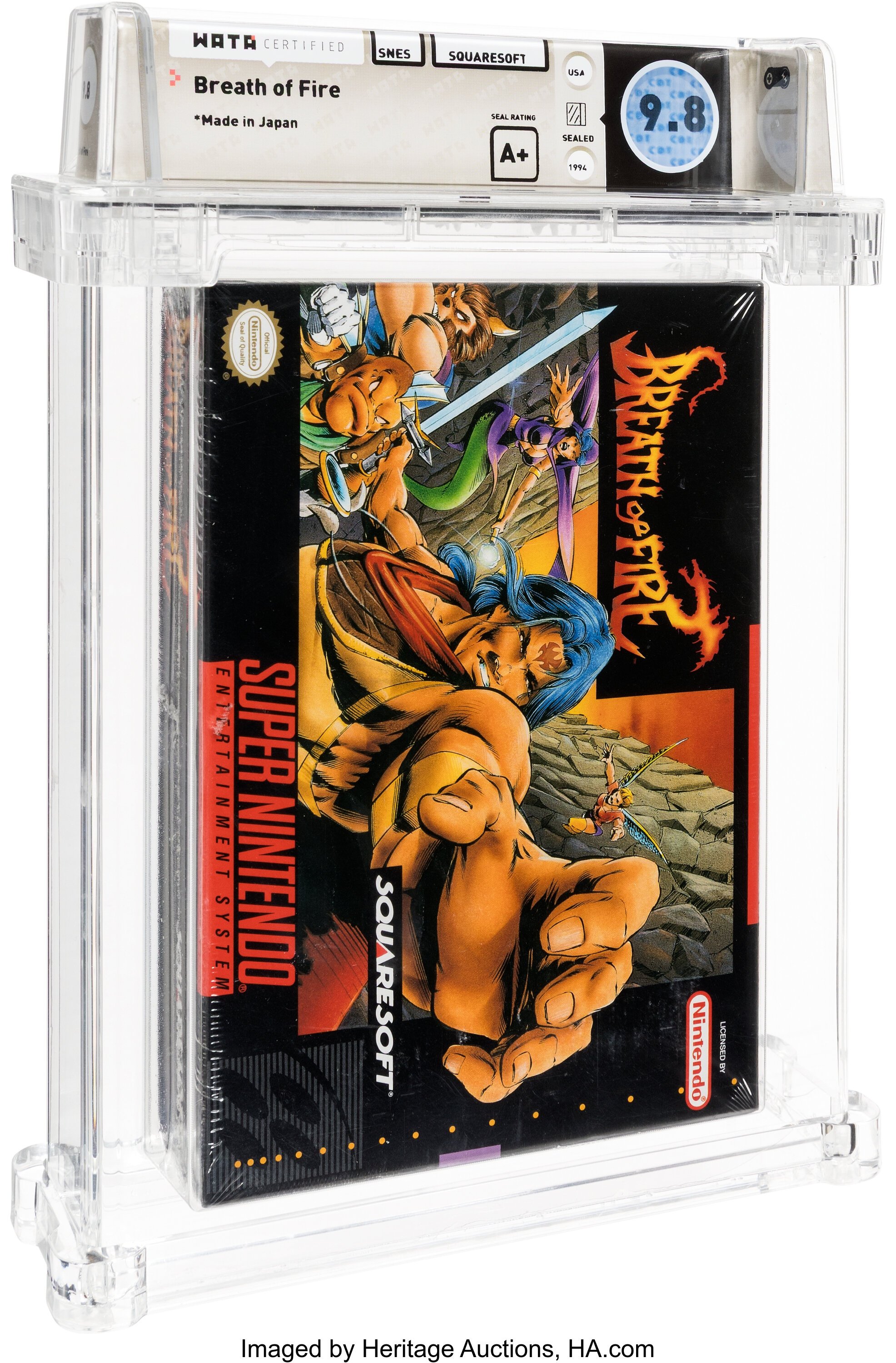 Breath of Fire Super Nintendo (SNES): PSA Pop Report + Loose / CIB / Sealed Prices 2026
