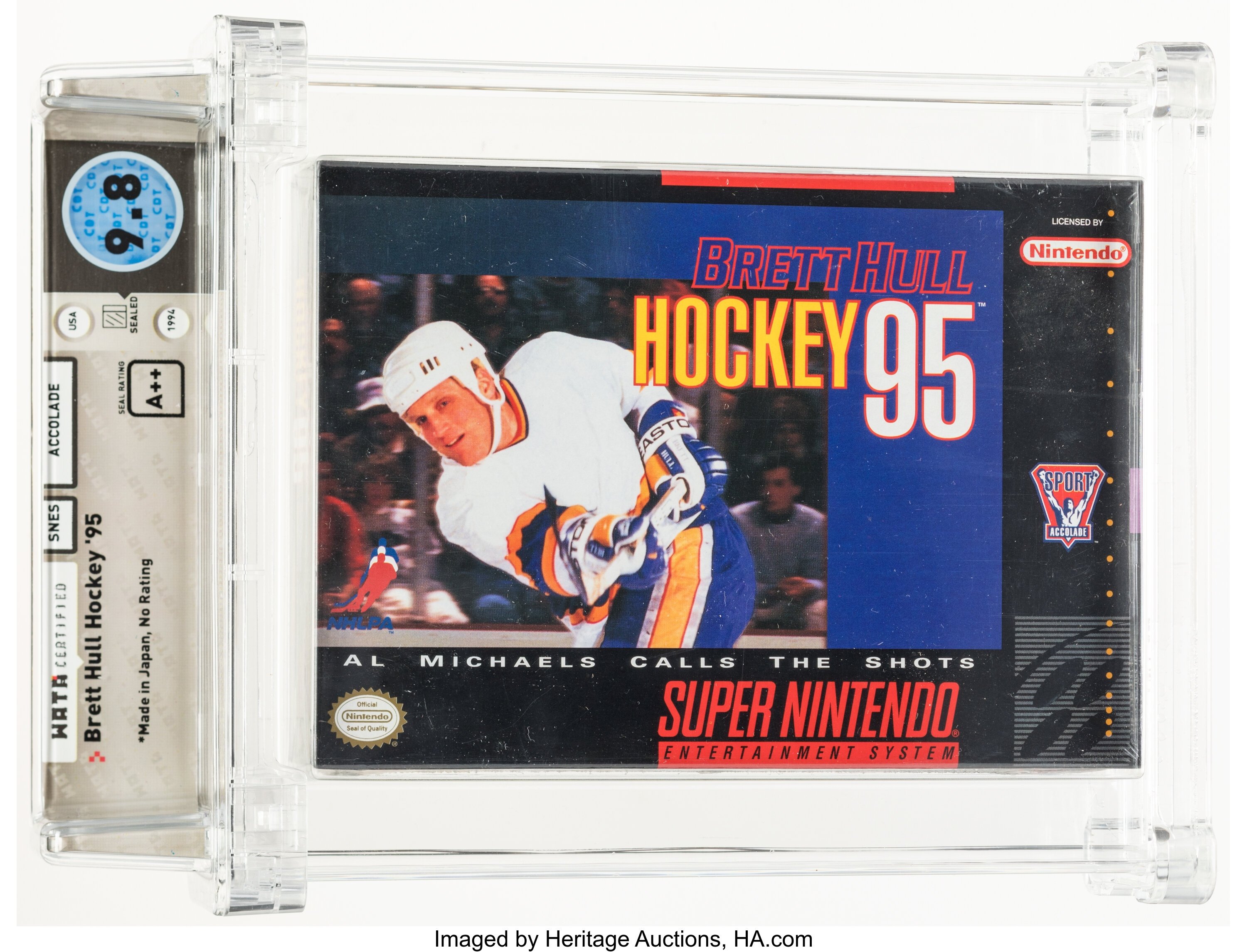 Brett Hull Hockey '95 Super Nintendo (SNES): PSA Pop Report + Loose / CIB / Sealed Prices 2026