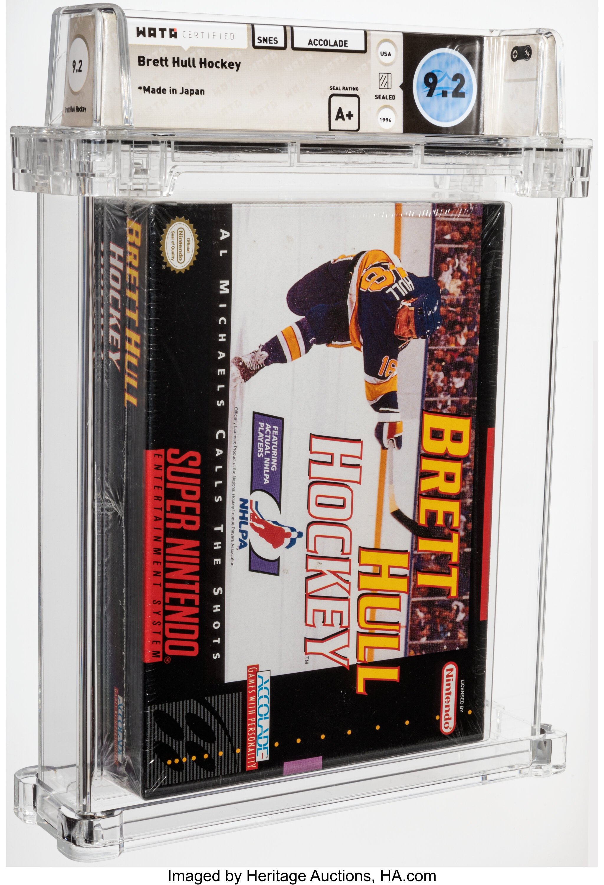 Brett Hull Hockey Super Nintendo (SNES): PSA Pop Report + Loose / CIB / Sealed Prices 2026