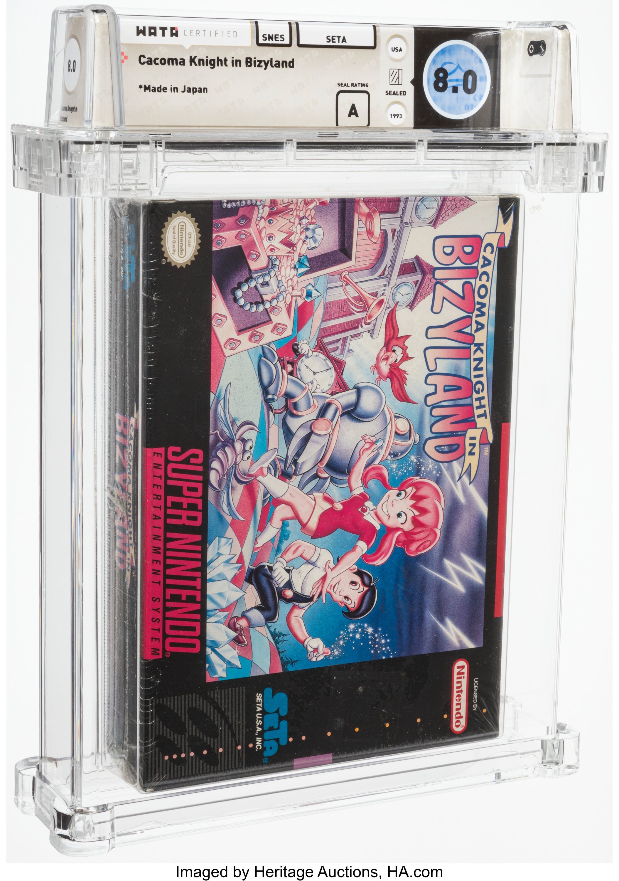 Cacoma Knight in Bizyland Super Nintendo (SNES): PSA Pop Report + Loose / CIB / Sealed Prices 2026
