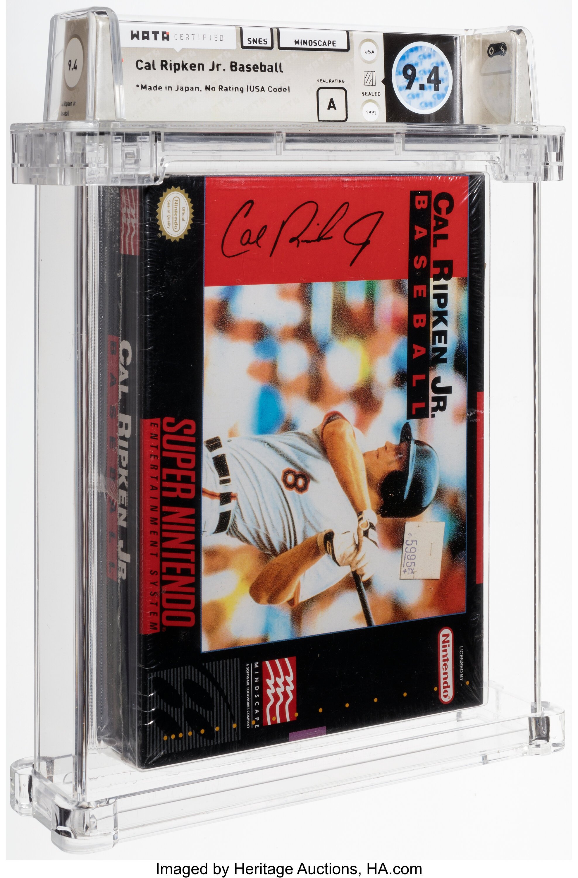 Cal Ripken Jr. Baseball Super Nintendo (SNES): PSA Pop Report + Loose / CIB / Sealed Prices 2026