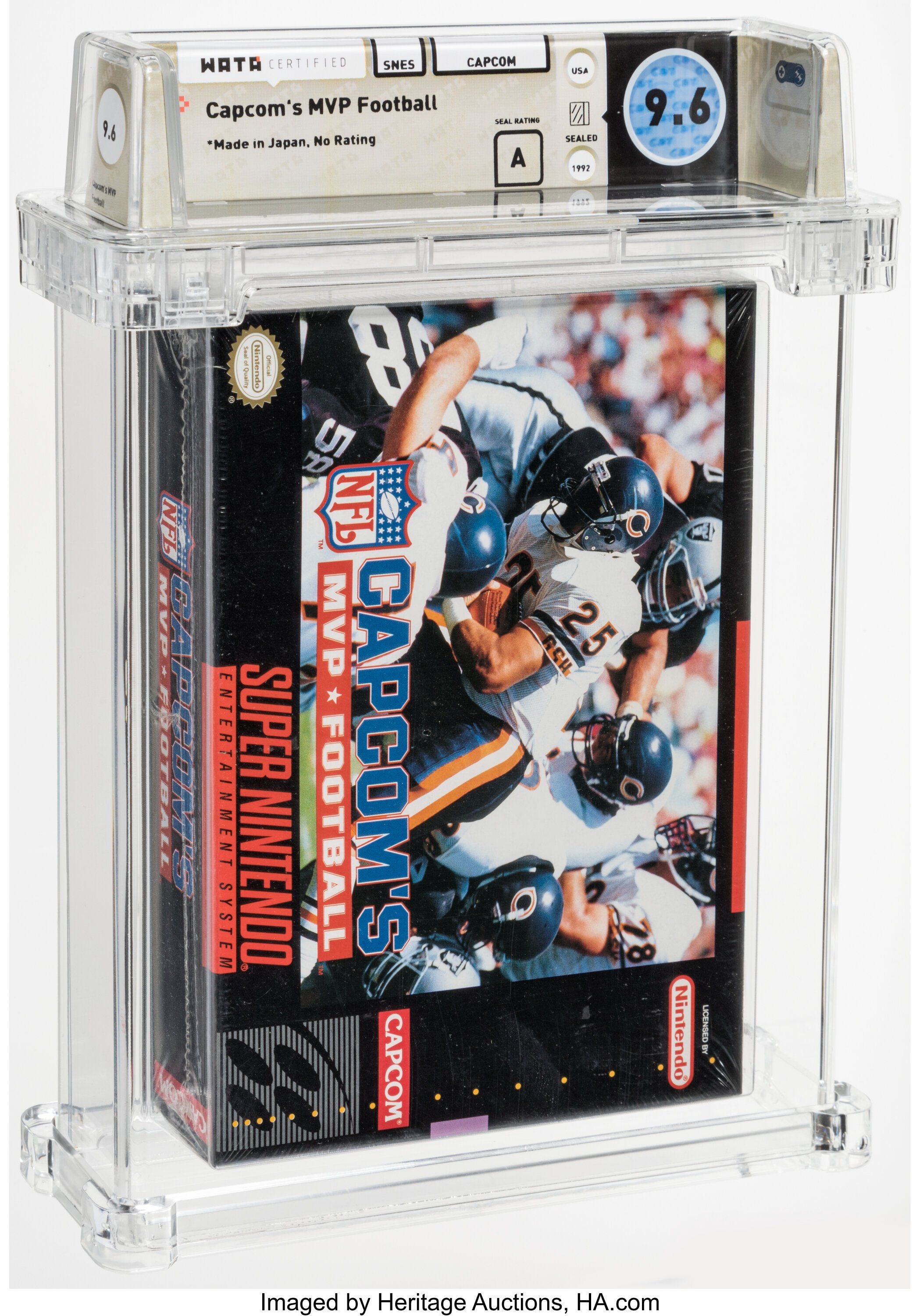 Capcom's MVP Football Super Nintendo (SNES): PSA Pop Report + Loose / CIB / Sealed Prices 2026