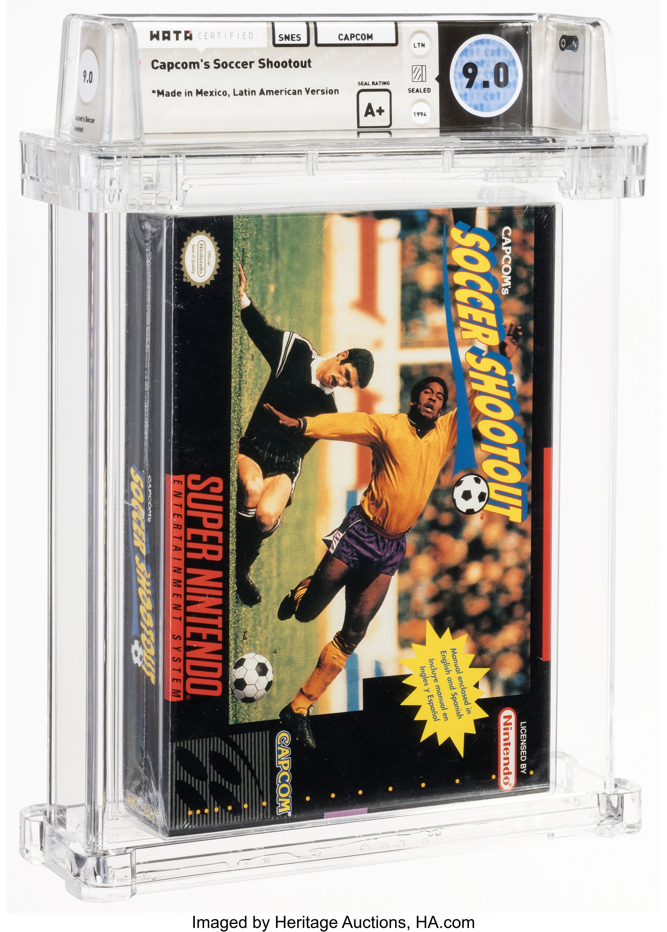 Capcom's Soccer Shootout Super Nintendo (SNES): PSA Pop Report + Loose / CIB / Sealed Prices 2026