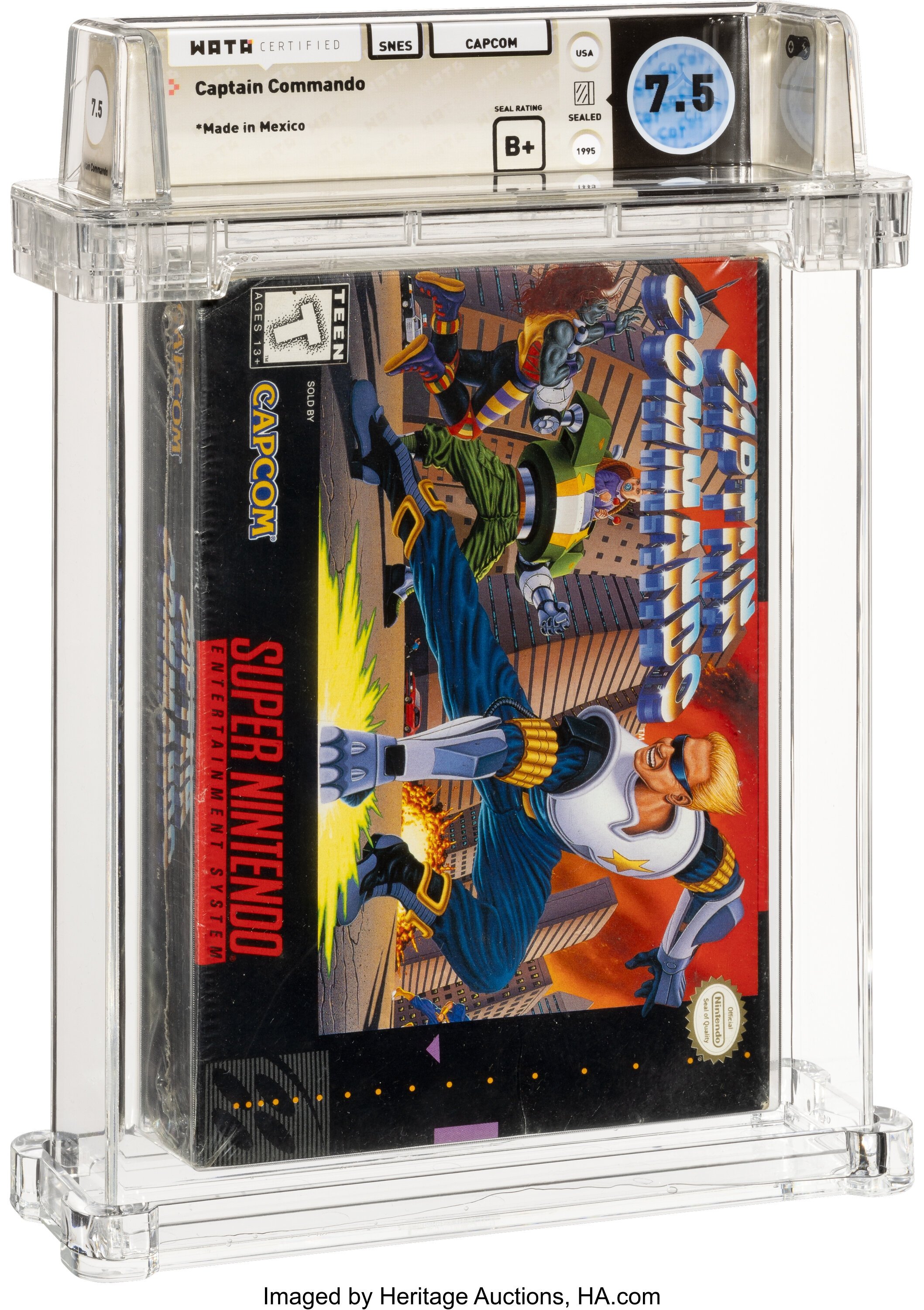 Captain Commando Super Nintendo (SNES): PSA Pop Report + Loose / CIB / Sealed Prices 2026