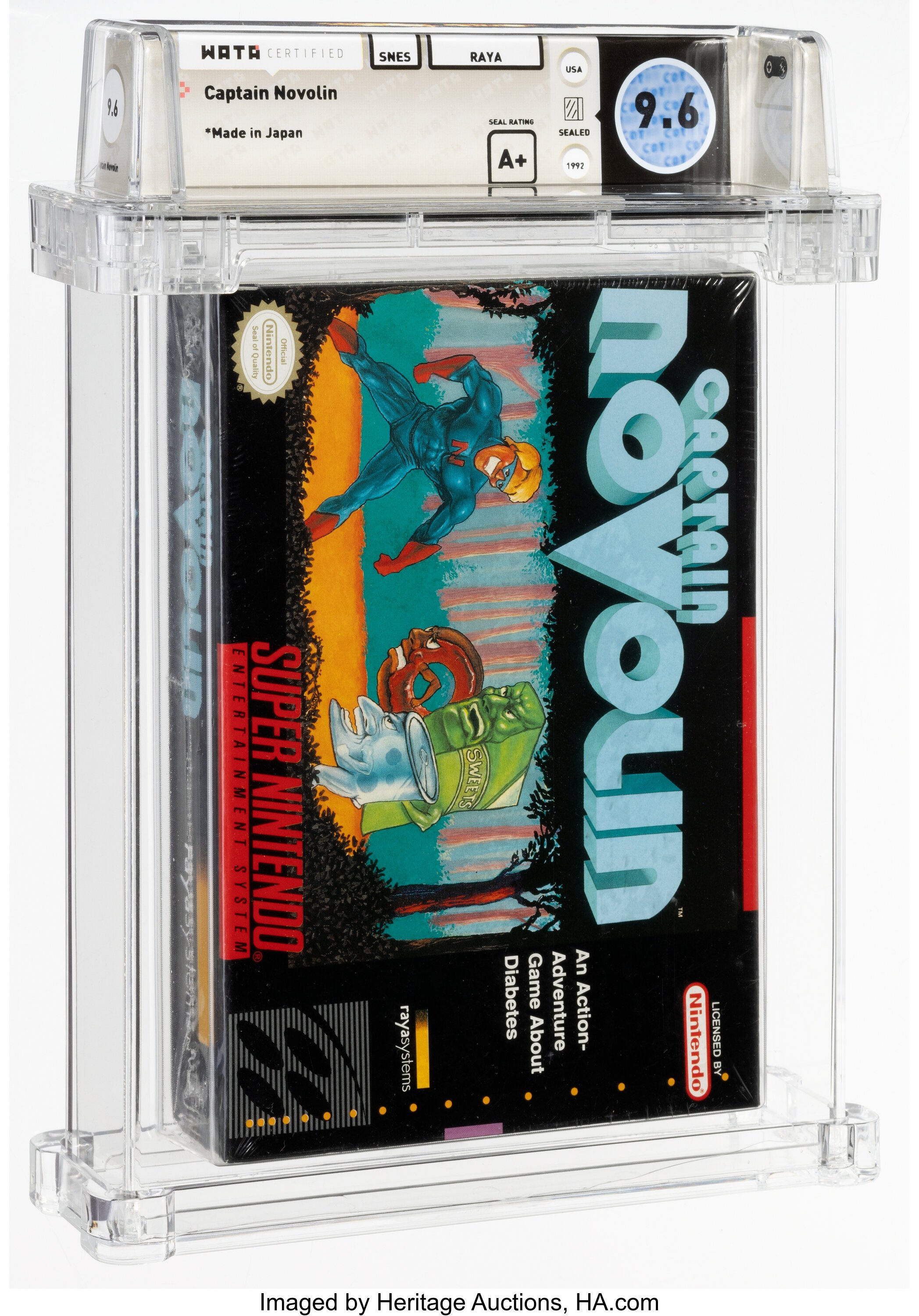Captain Novolin Super Nintendo (SNES): PSA Pop Report + Loose / CIB / Sealed Prices 2026