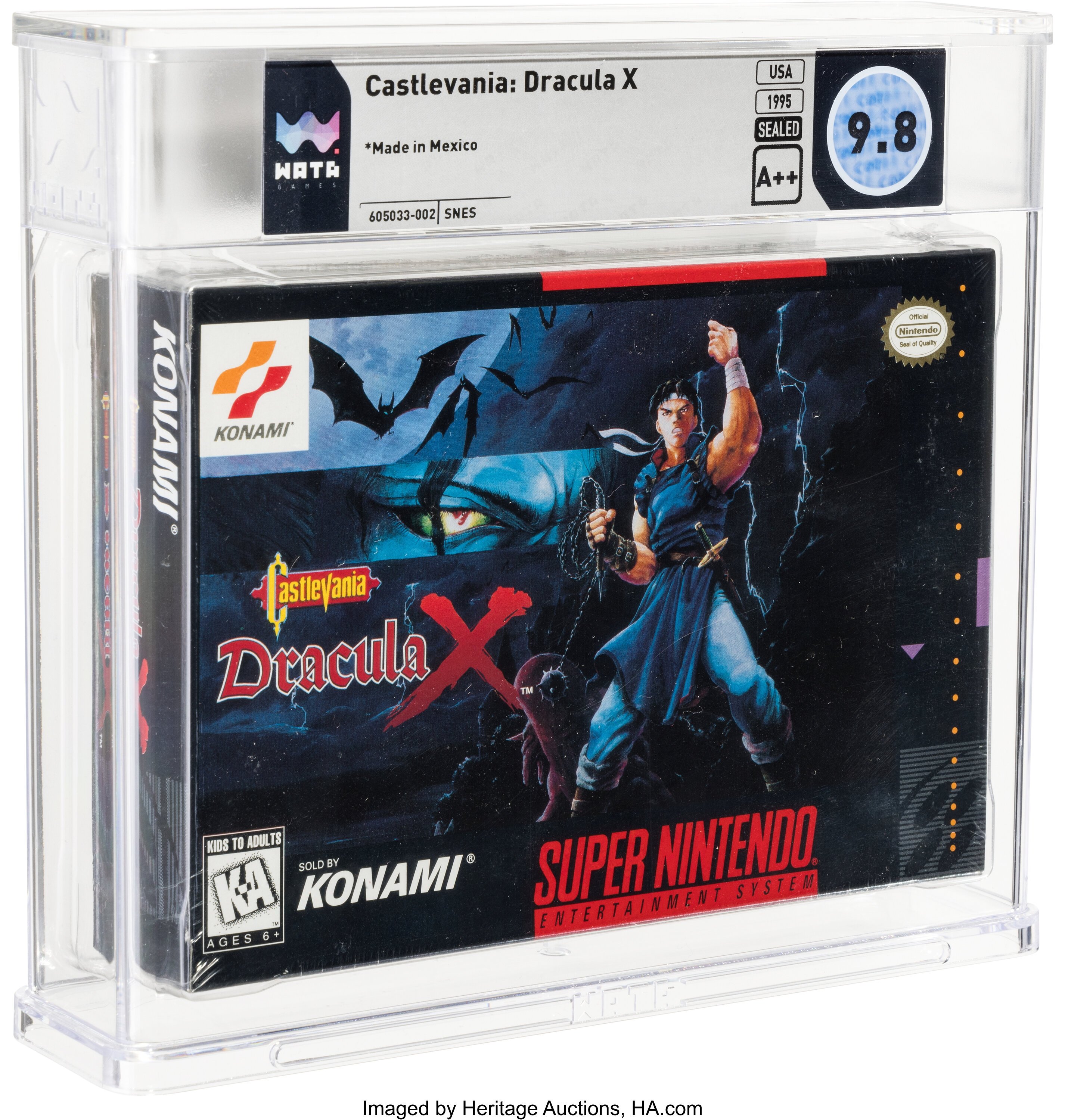 Castlevania: Dracula X Super Nintendo (SNES): PSA Pop Report + Loose / CIB / Sealed Prices 2026