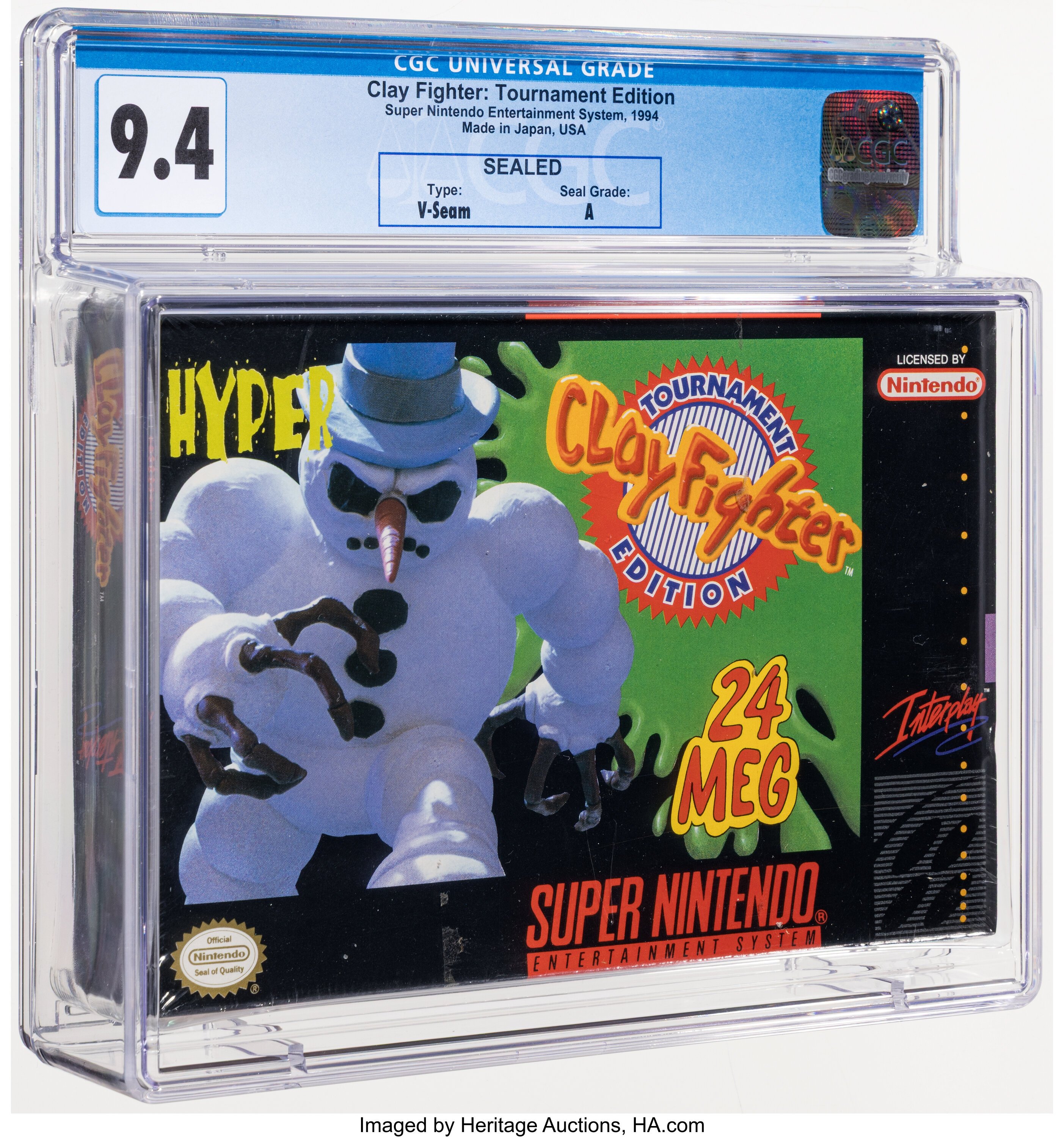 Clay Fighter: Tournament Edition Super Nintendo (SNES): PSA Pop Report + Loose / CIB / Sealed Prices 2026