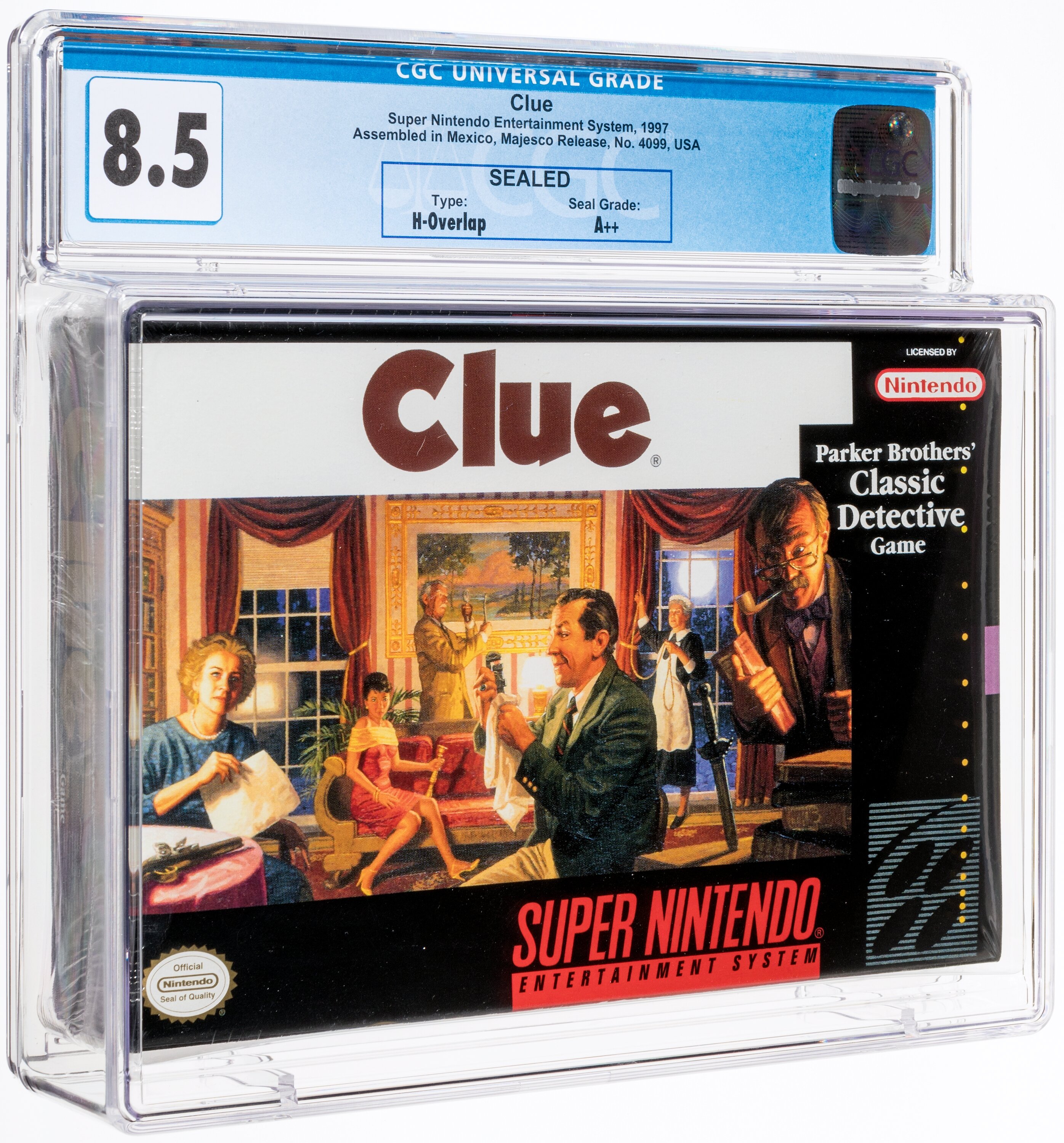 Clue Super Nintendo (SNES): PSA Pop Report + Loose / CIB / Sealed Prices 2026