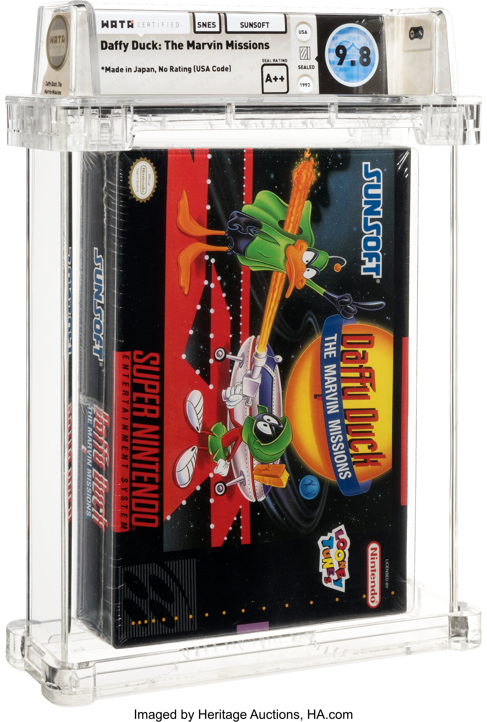 Daffy Duck: The Marvin Missions Super Nintendo (SNES): PSA Pop Report + Loose / CIB / Sealed Prices 2026