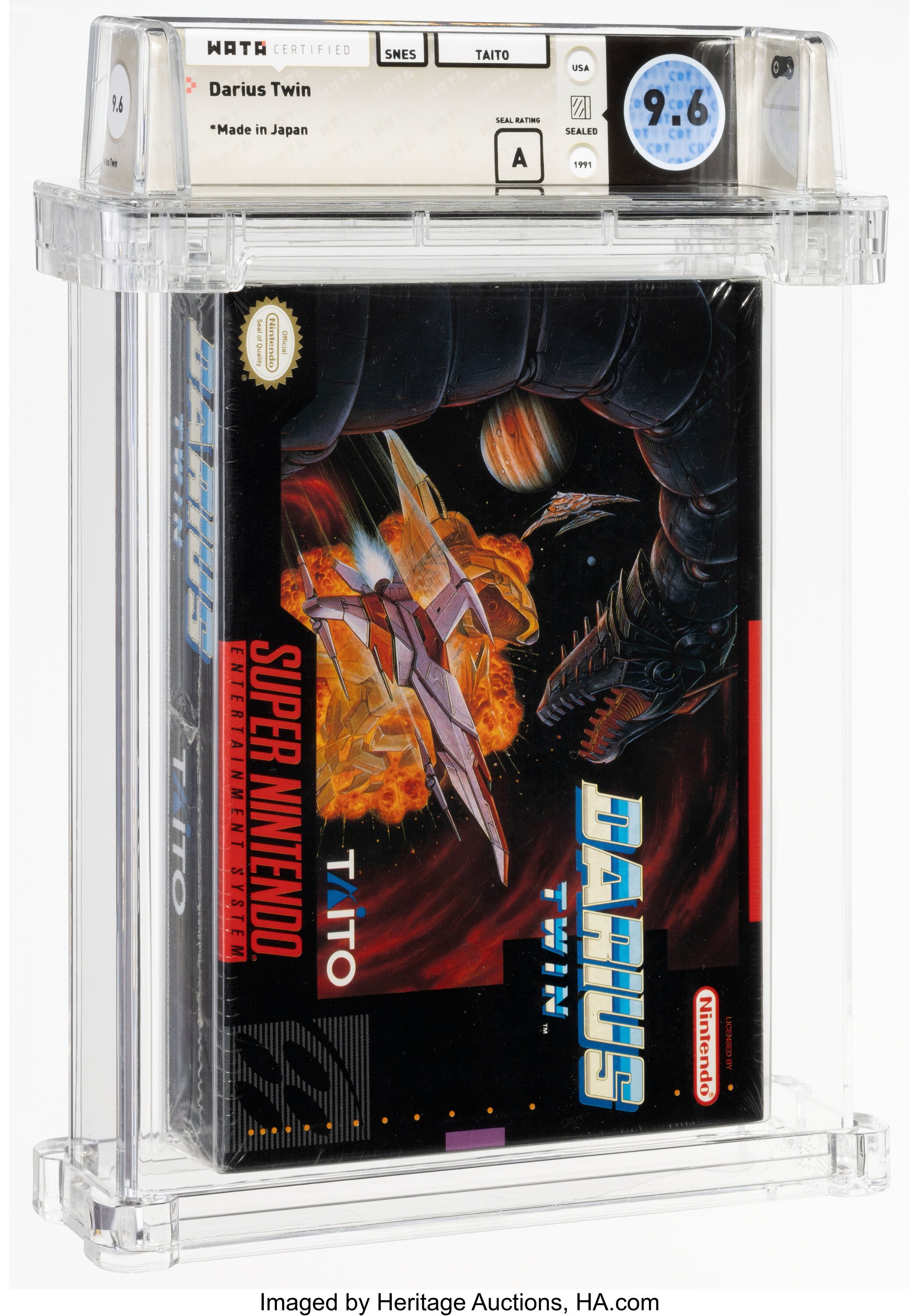Darius Twin Super Nintendo (SNES): PSA Pop Report + Loose / CIB / Sealed Prices 2026