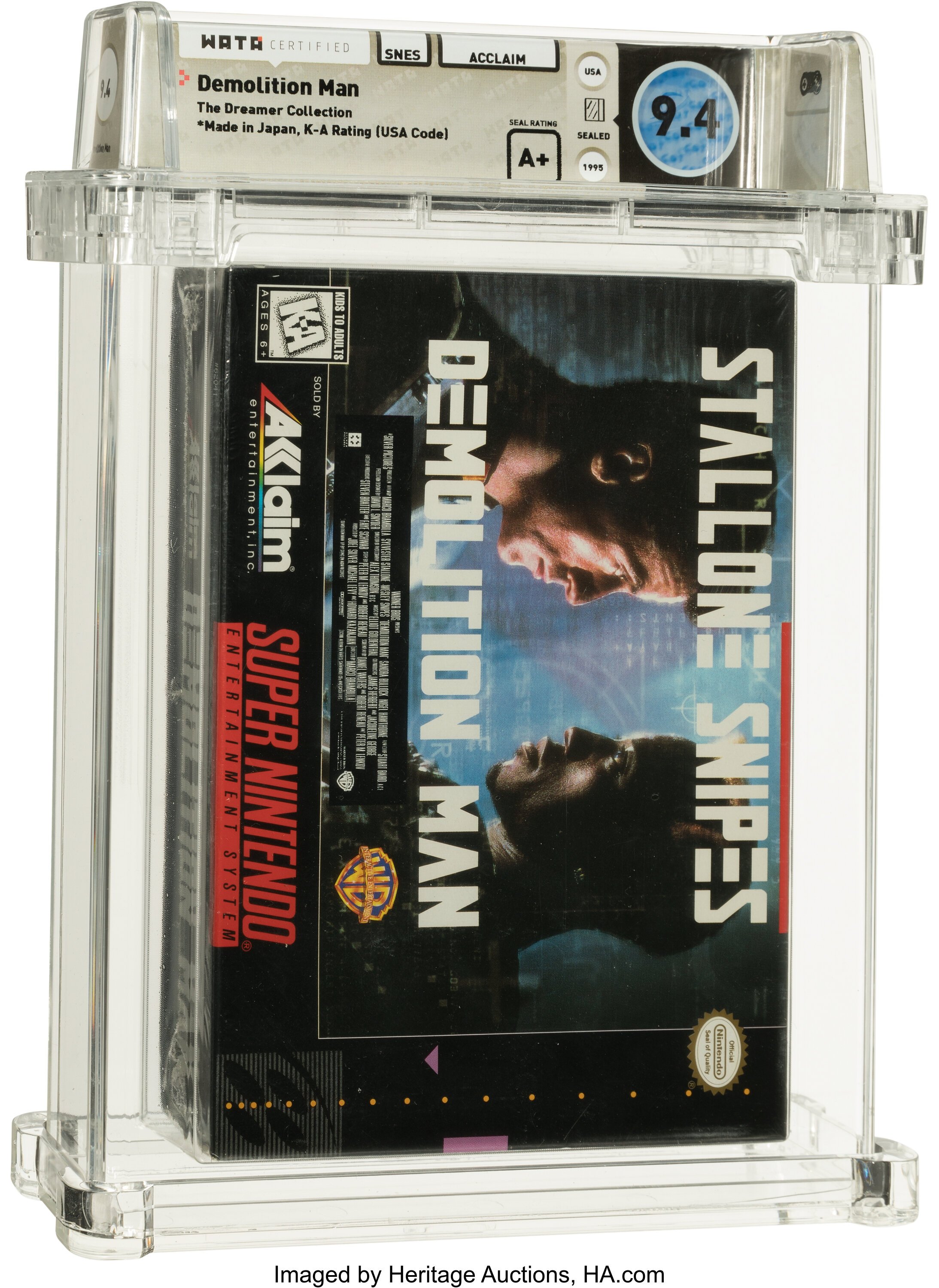 Demolition Man Super Nintendo (SNES): PSA Pop Report + Loose / CIB / Sealed Prices 2026