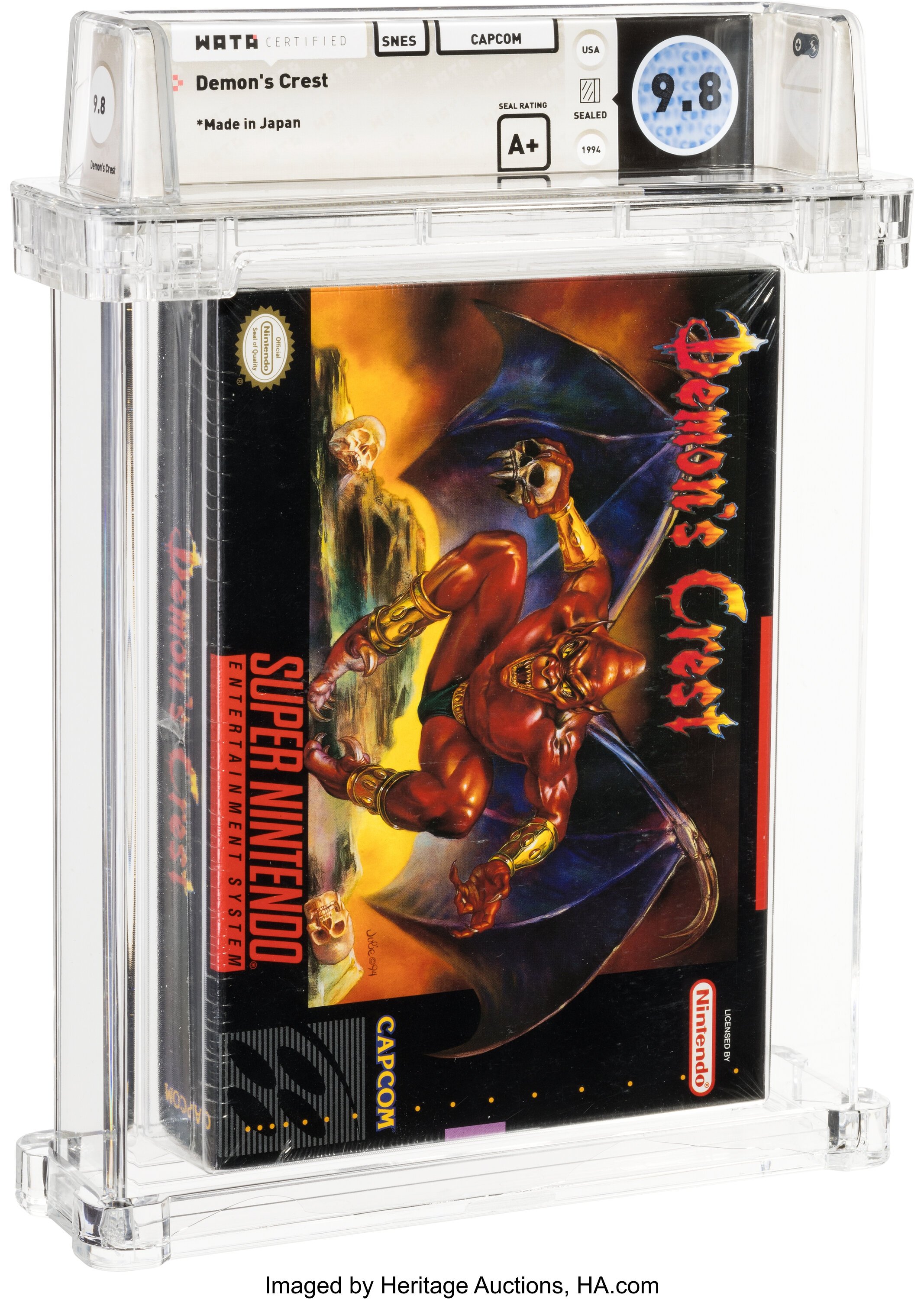 Demon's Crest Super Nintendo (SNES): PSA Pop Report + Loose / CIB / Sealed Prices 2026