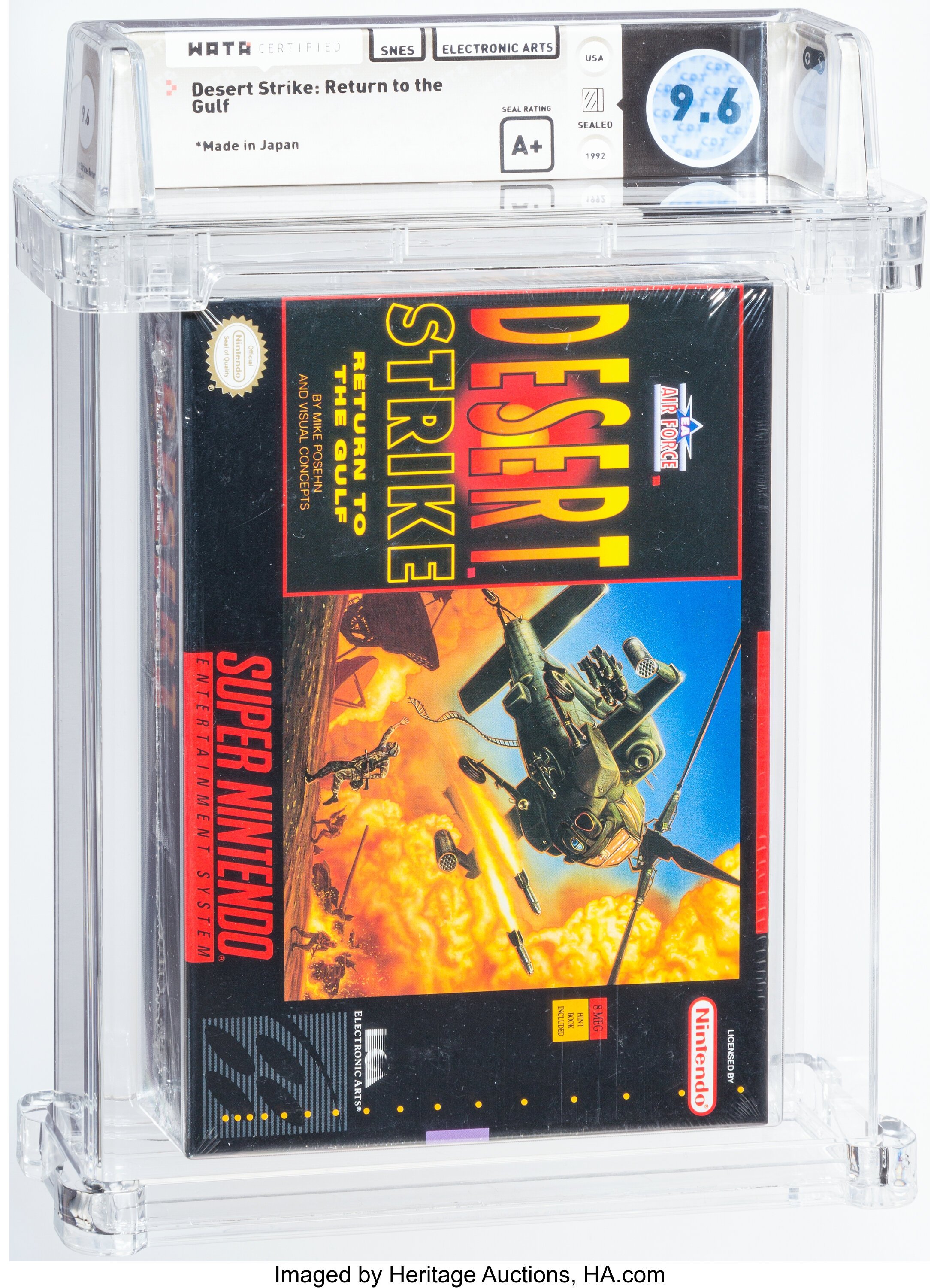 Desert Strike: Return to the Gulf Super Nintendo (SNES): PSA Pop Report + Loose / CIB / Sealed Prices 2026