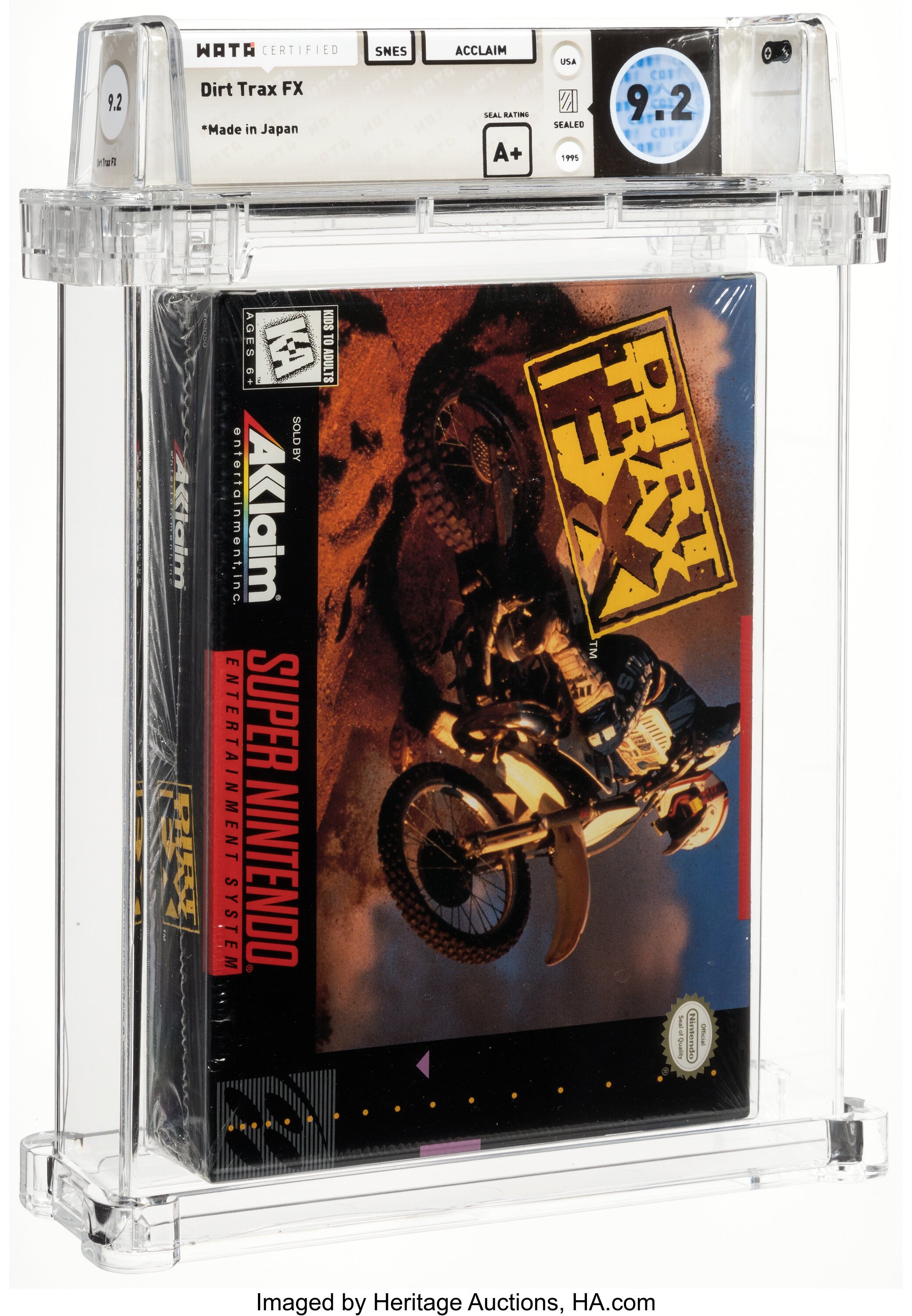 Dirt Trax FX Super Nintendo (SNES): PSA Pop Report + Loose / CIB / Sealed Prices 2026