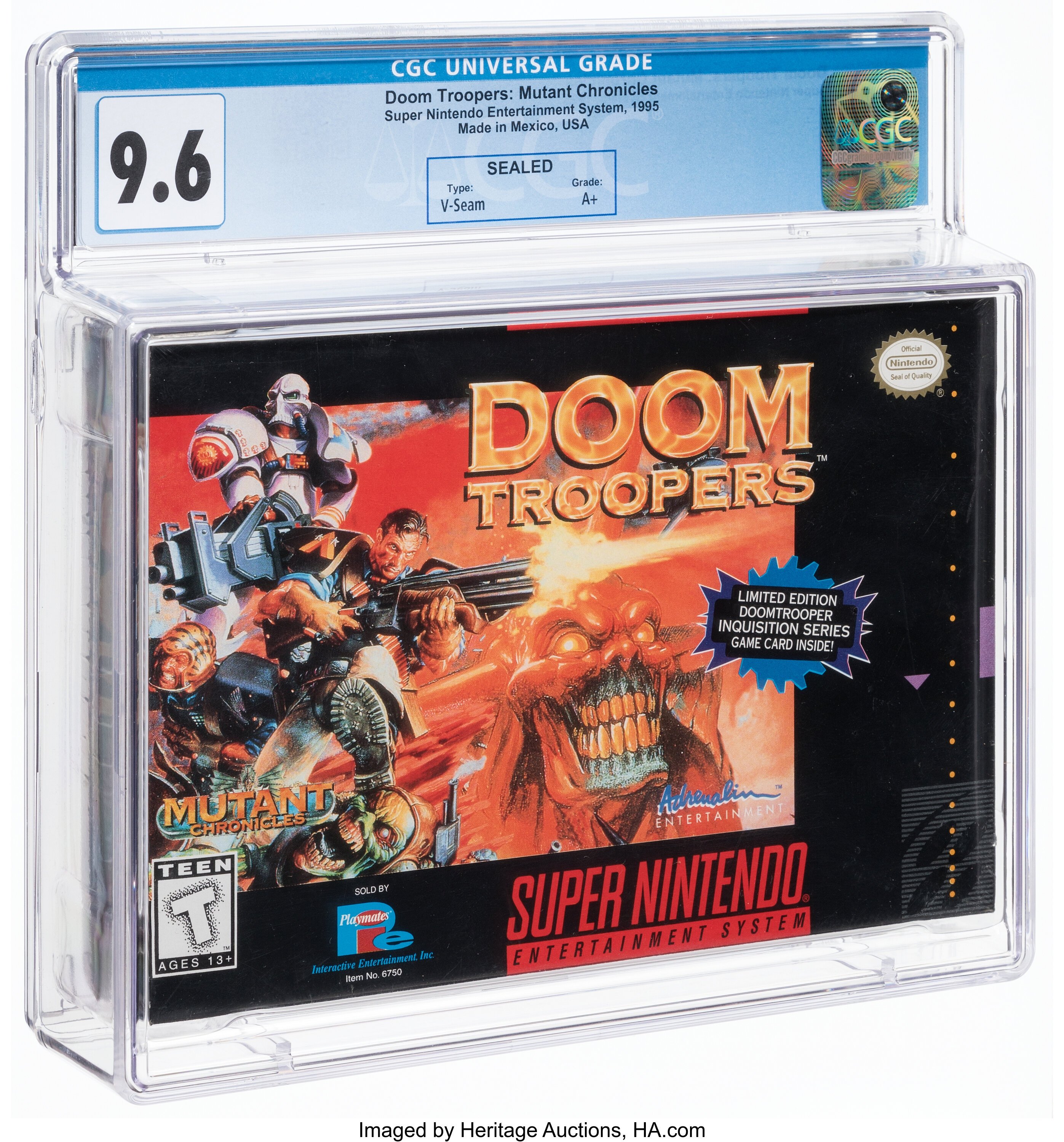 Doom Troopers Super Nintendo (SNES): PSA Pop Report + Loose / CIB / Sealed Prices 2026