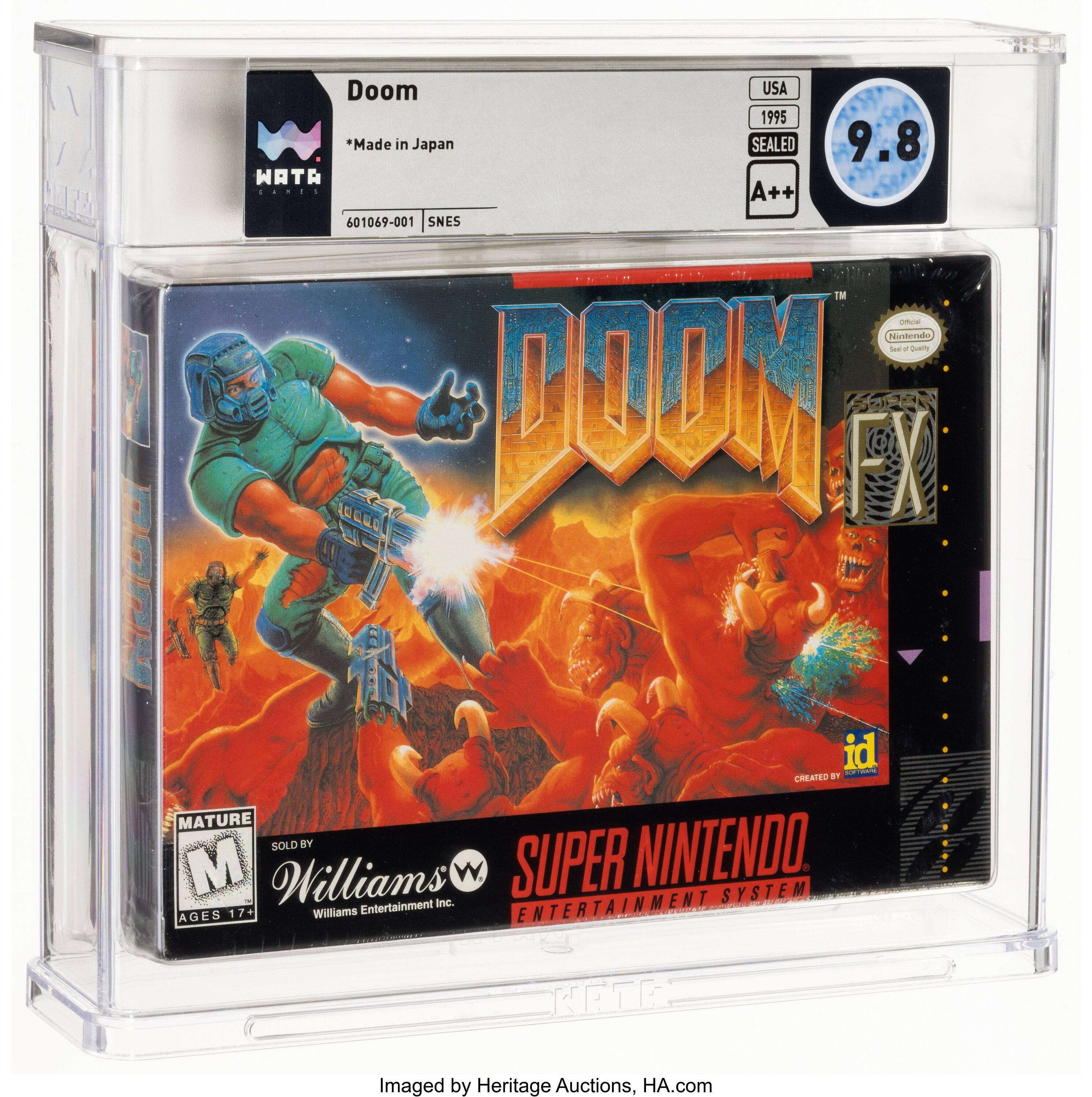 Doom Super Nintendo (SNES): PSA Pop Report + Loose / CIB / Sealed Prices 2026