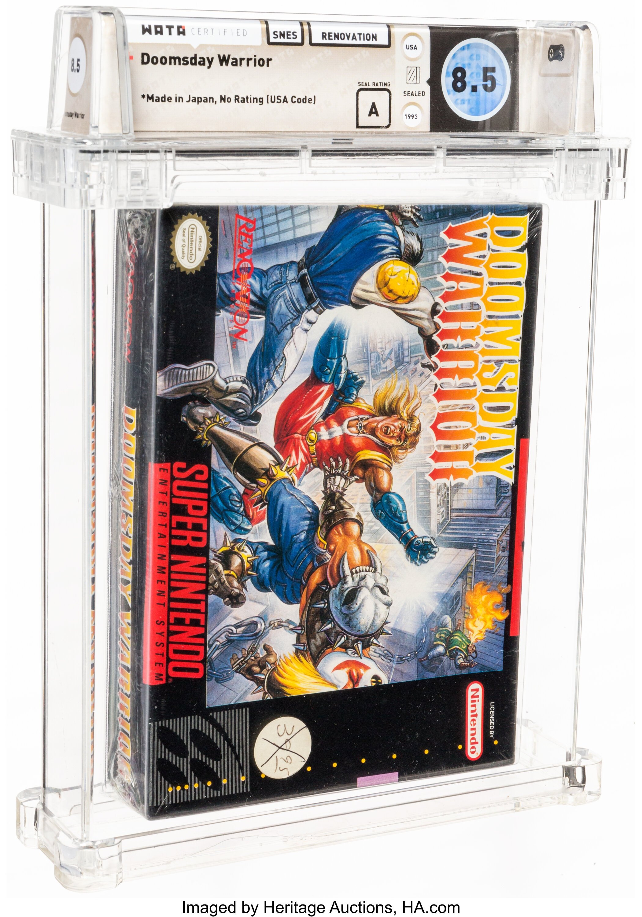 Doomsday Warrior Super Nintendo (SNES): PSA Pop Report + Loose / CIB / Sealed Prices 2026