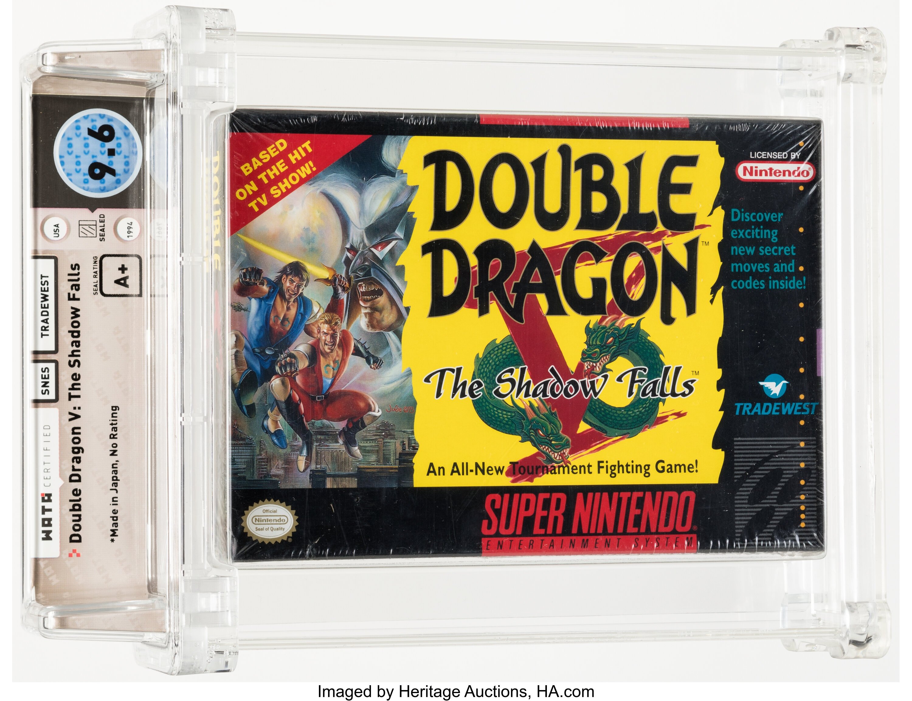 Double Dragon V: The Shadow Falls Super Nintendo (SNES): PSA Pop Report + Loose / CIB / Sealed Prices 2026