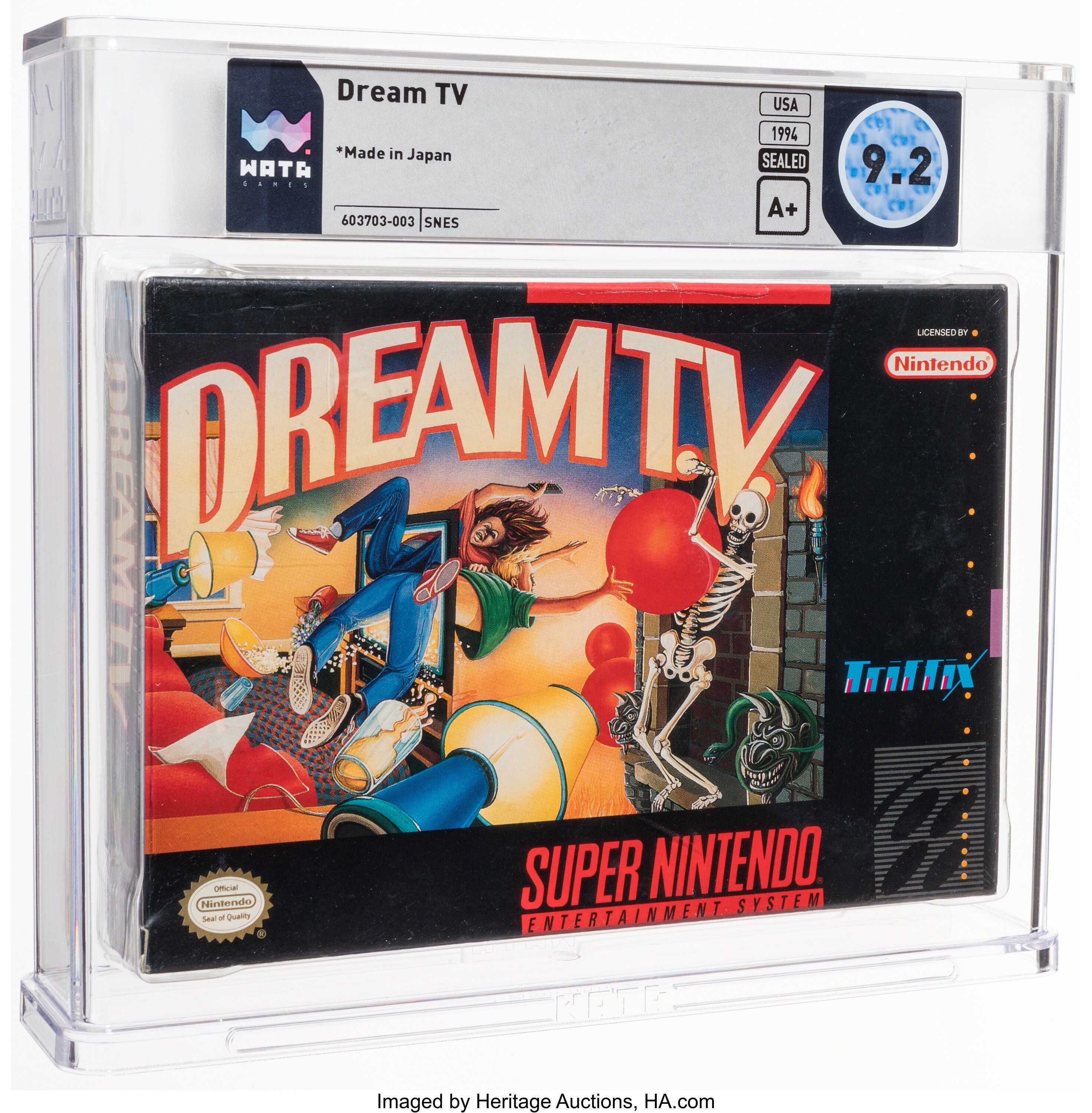 Dream TV Super Nintendo (SNES): PSA Pop Report + Loose / CIB / Sealed Prices 2026
