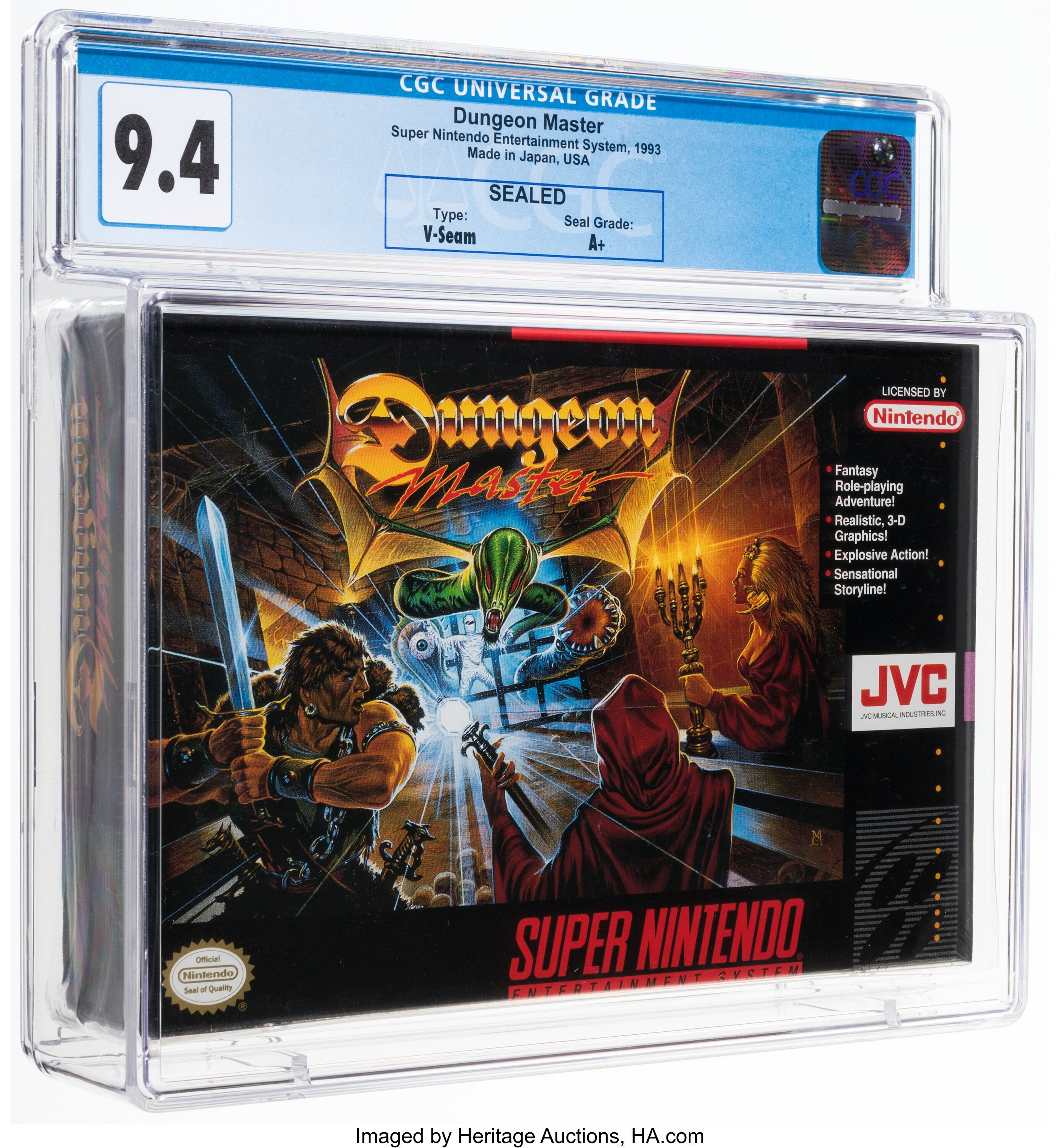 Dungeon Master Super Nintendo (SNES): PSA Pop Report + Loose / CIB / Sealed Prices 2026