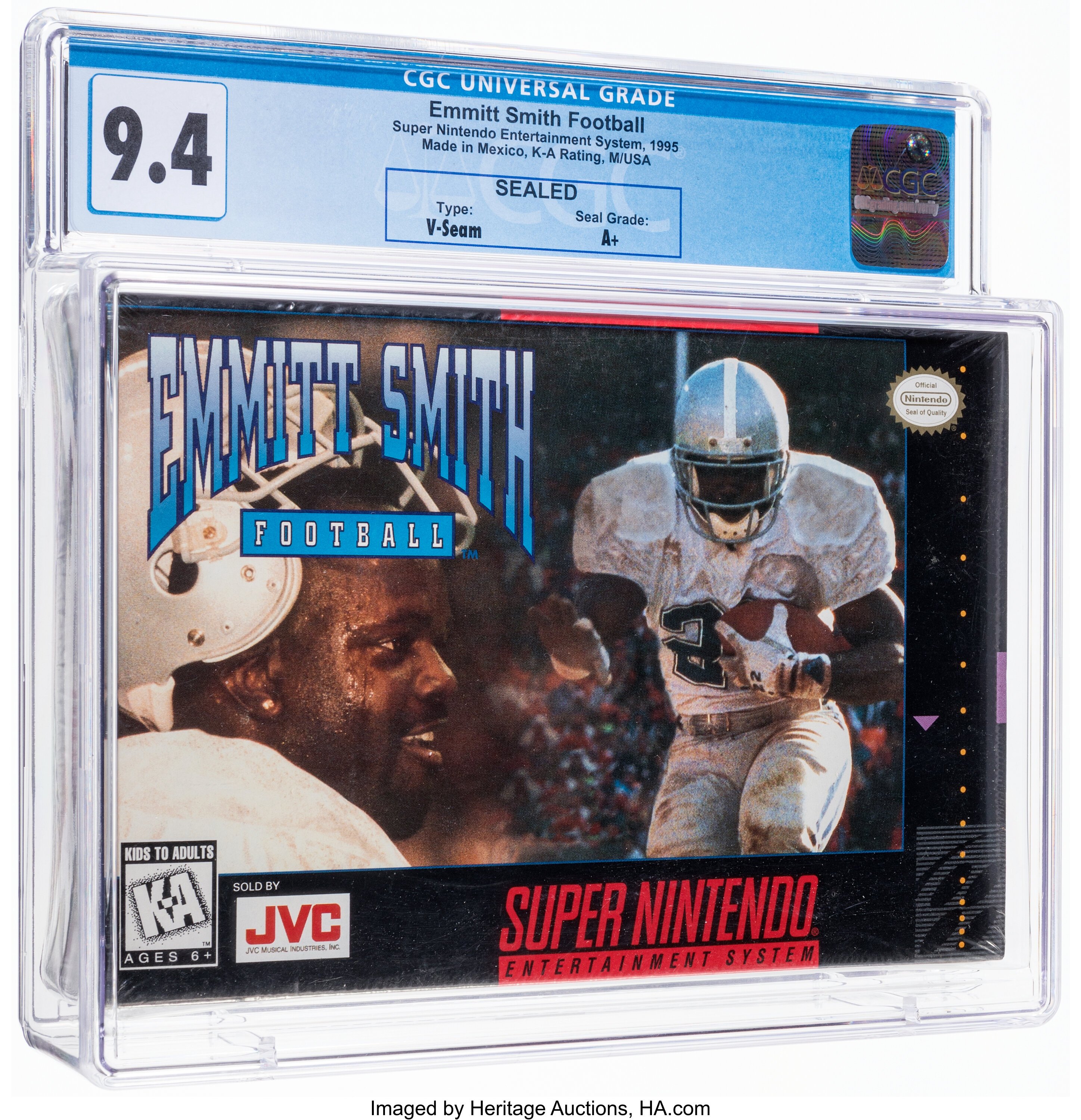 Emmitt Smith Football Super Nintendo (SNES): PSA Pop Report + Loose / CIB / Sealed Prices 2026